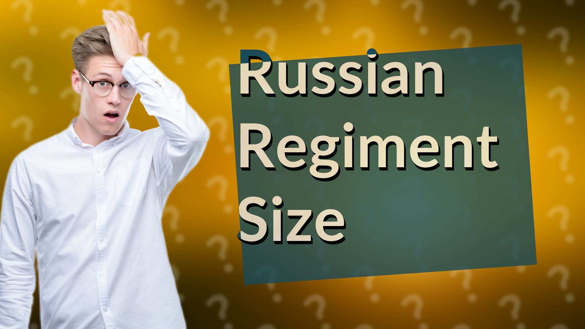Russian Regiment Size
