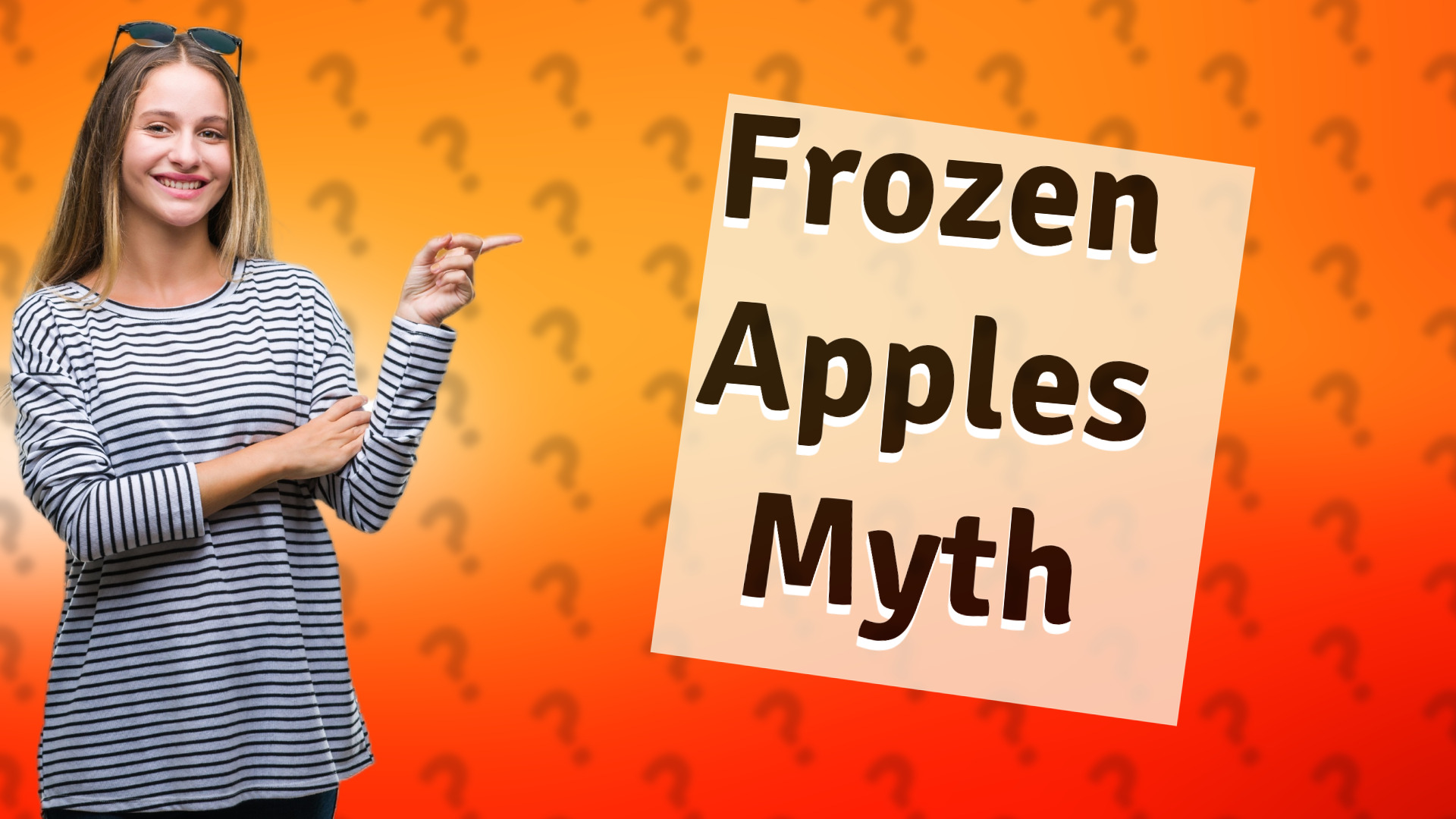 Frozen Apples Myth
