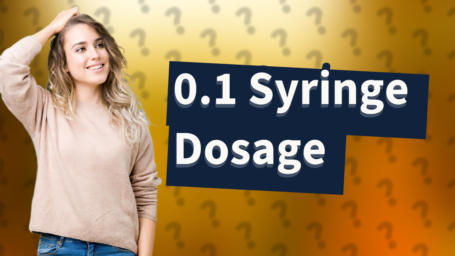 0.1 Syringe Dosage