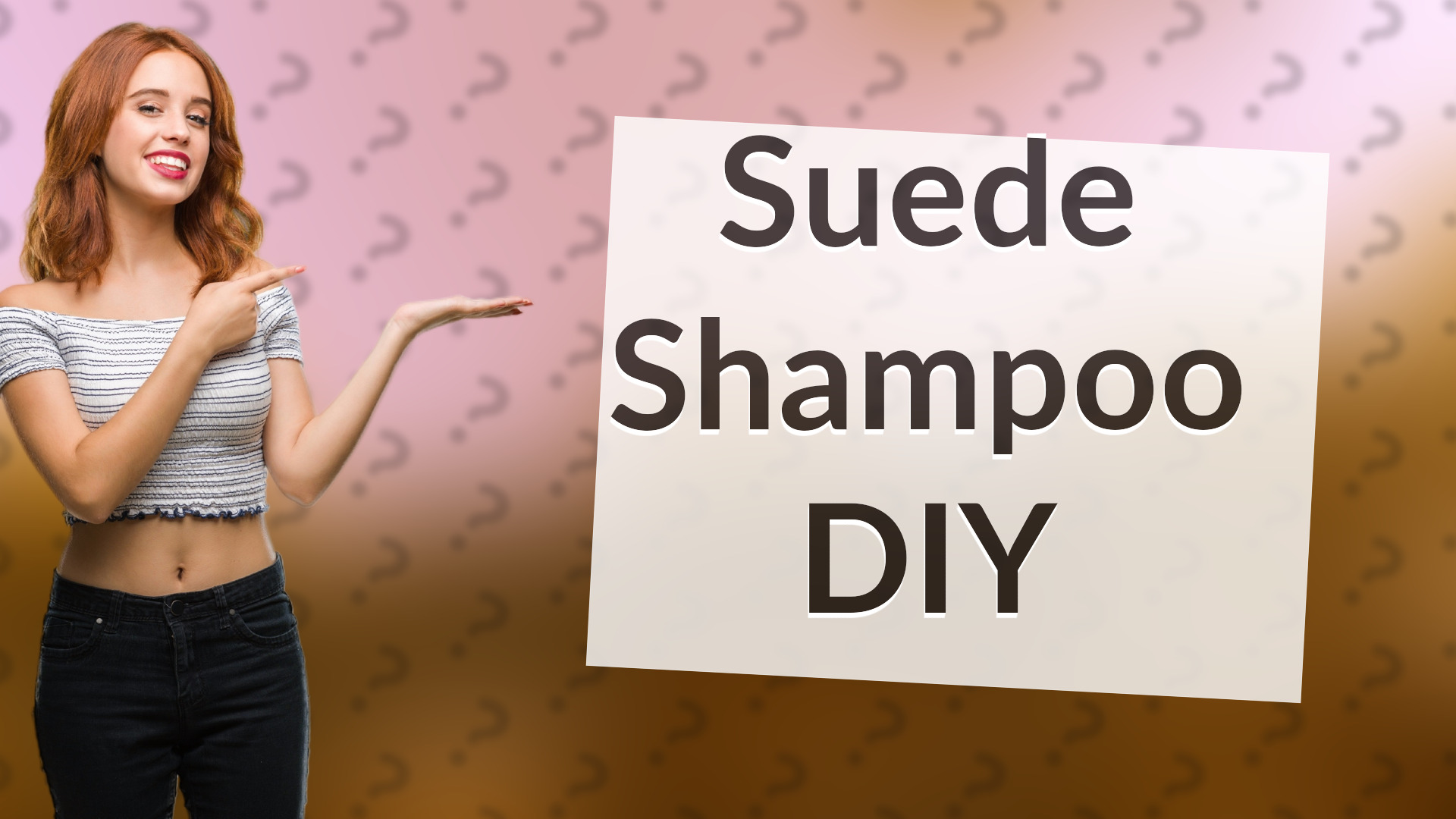 Suede Shampoo DIY