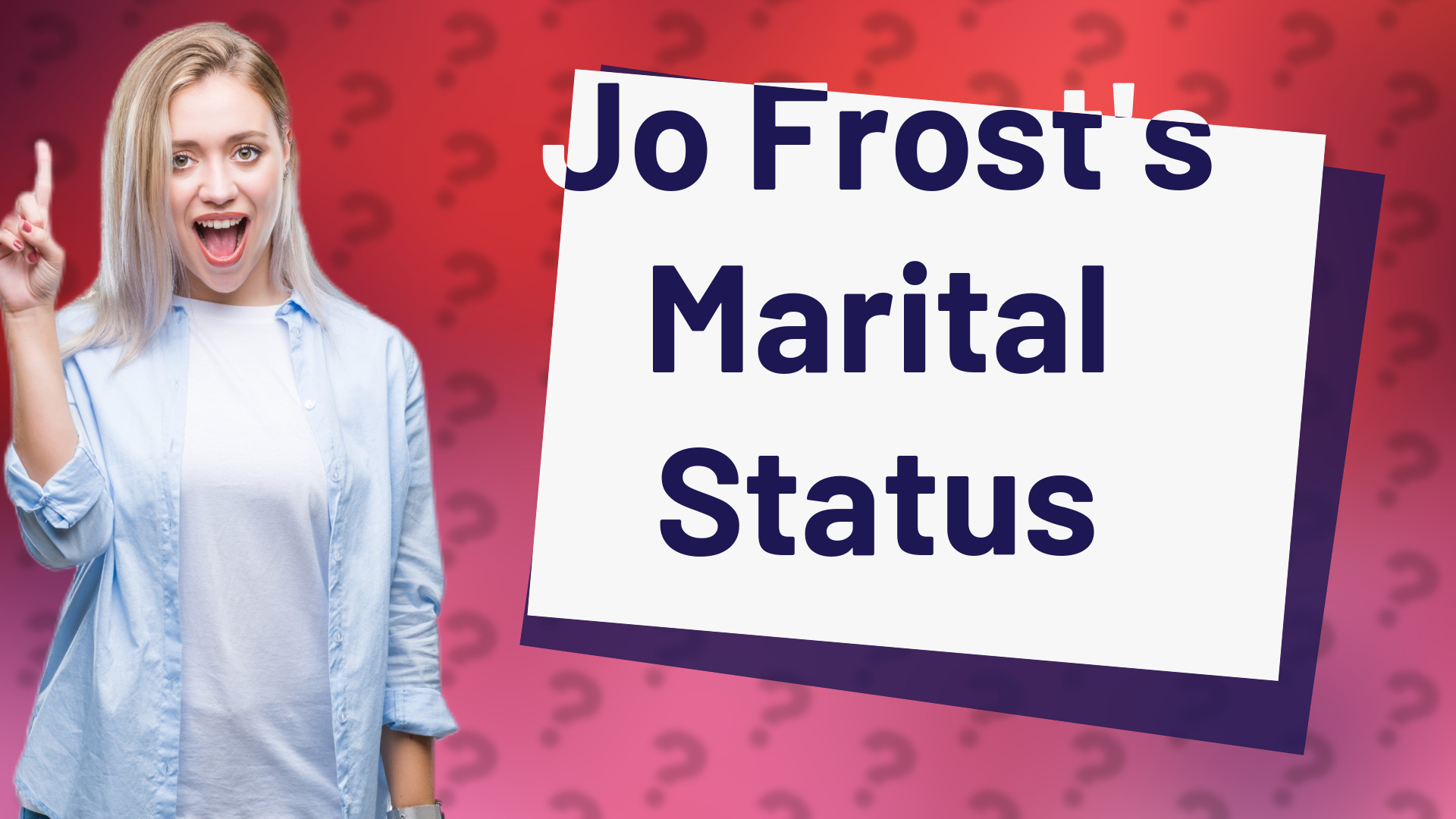 Jo Frost's Marital Status