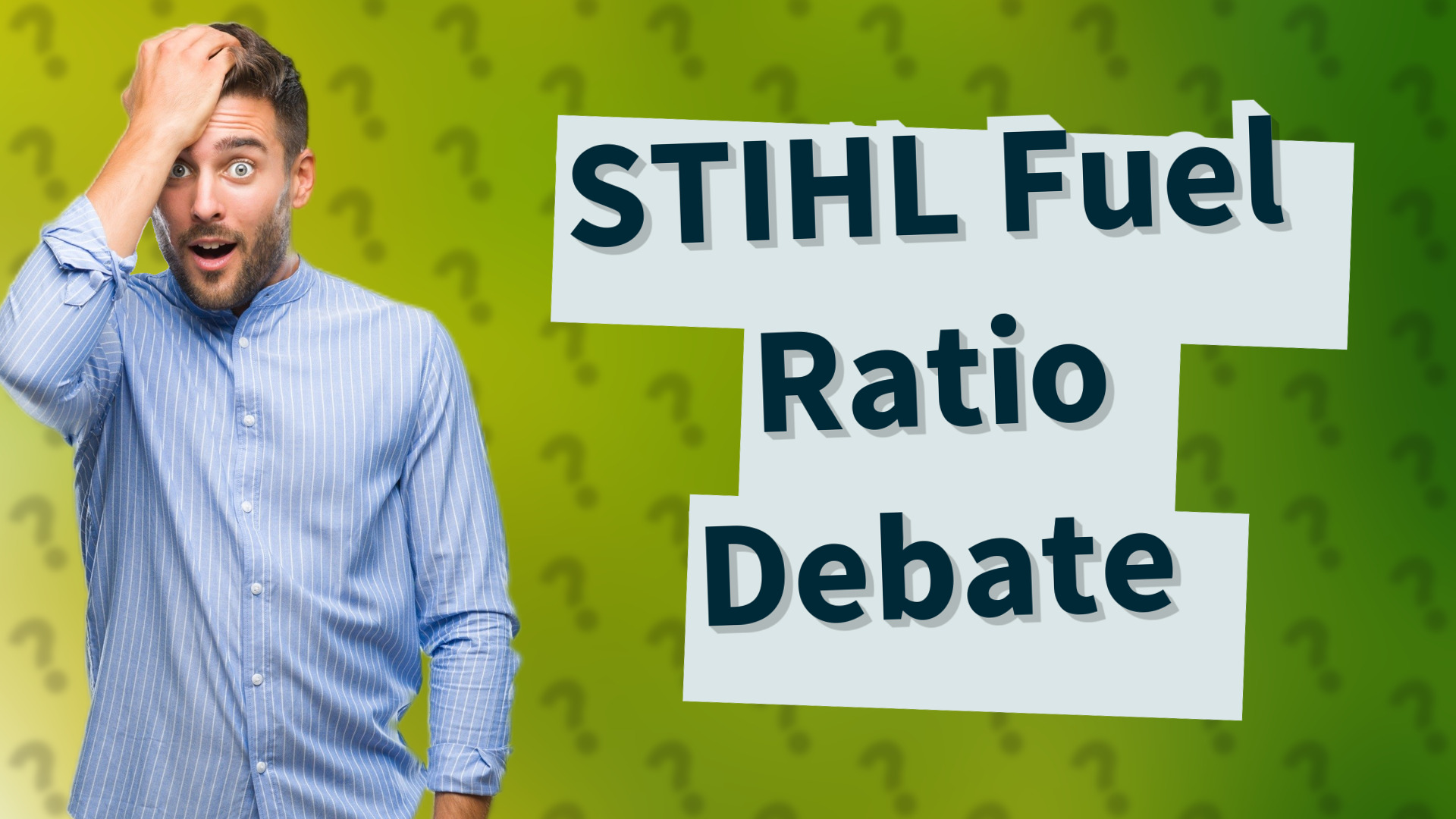 STIHL Fuel Ratio Debate