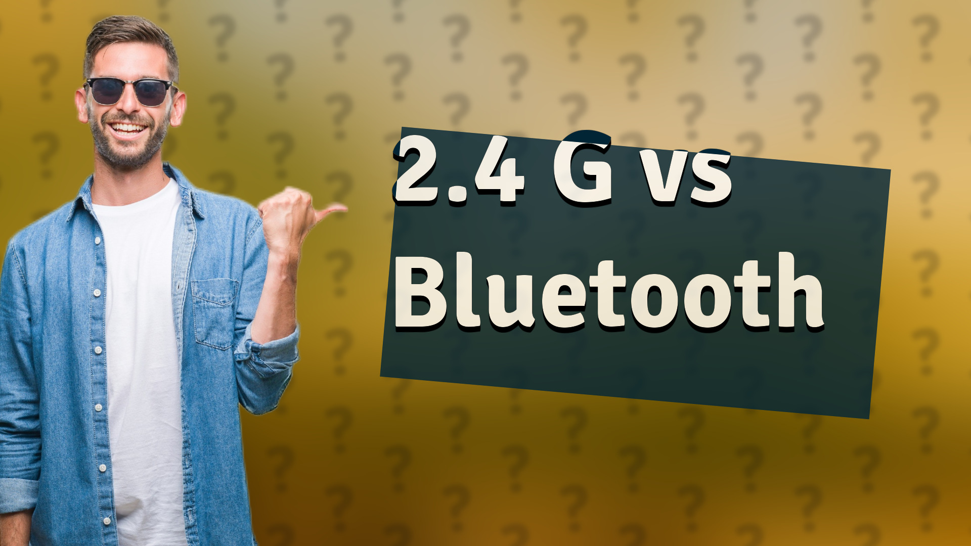 2.4 G vs Bluetooth