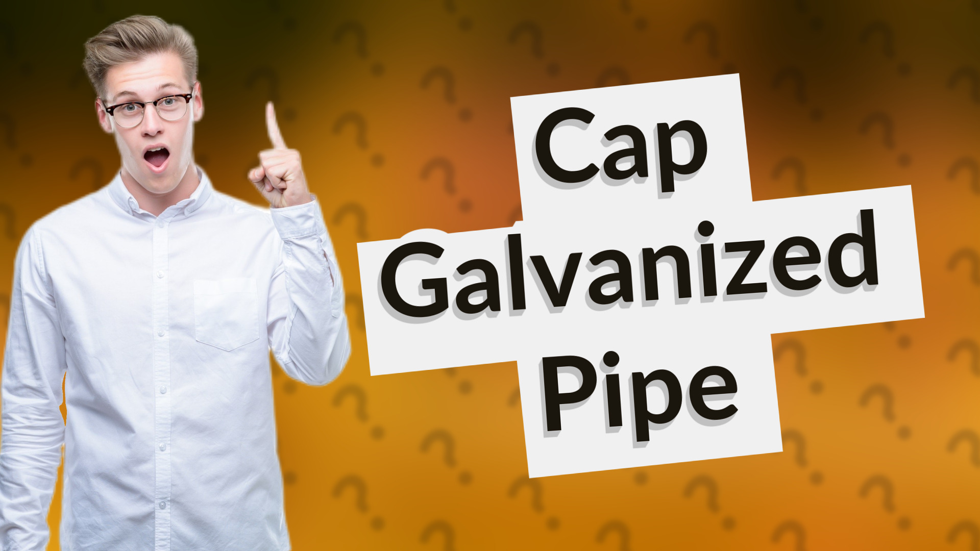 Cap Galvanized Pipe