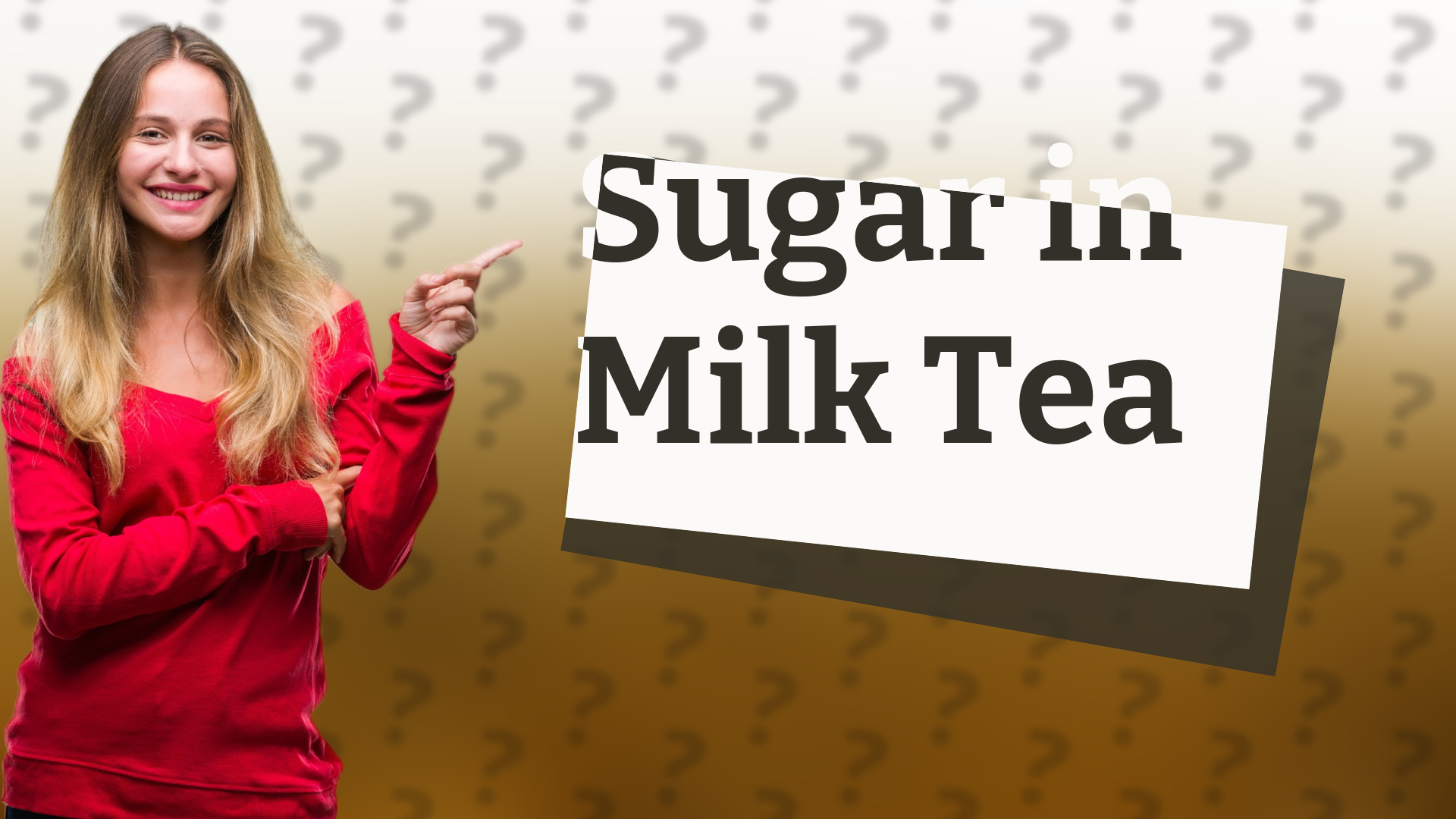 Sugar in Milk Tea