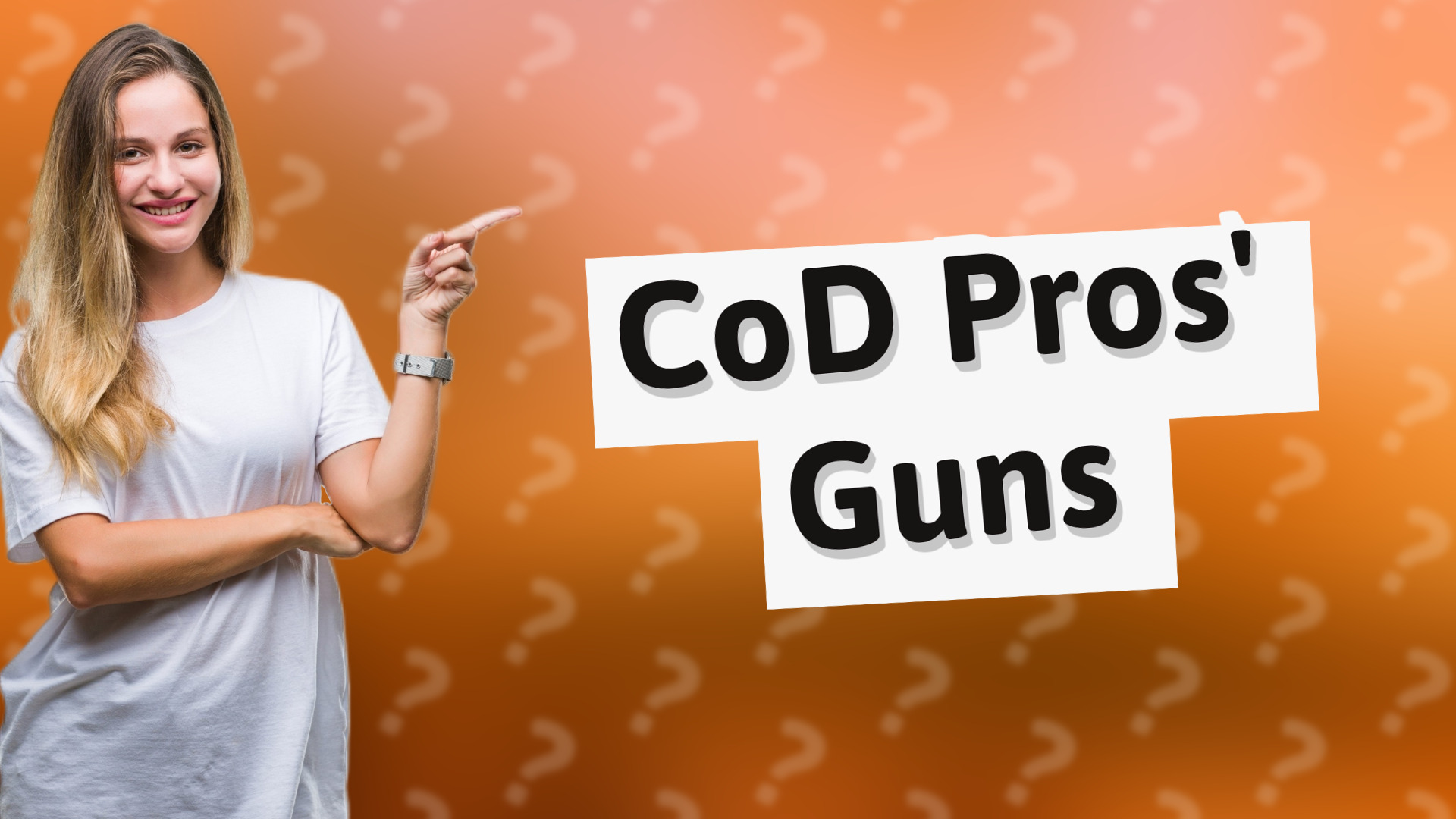 CoD Pros' Guns