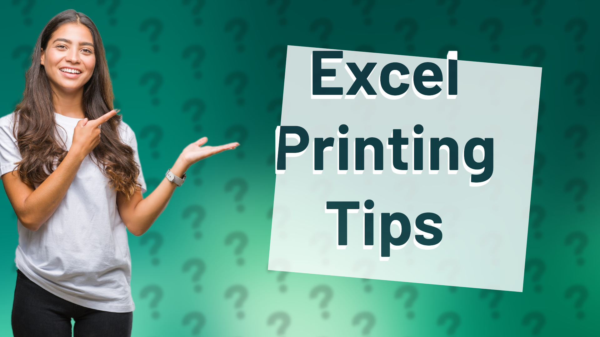 Excel Printing Tips
