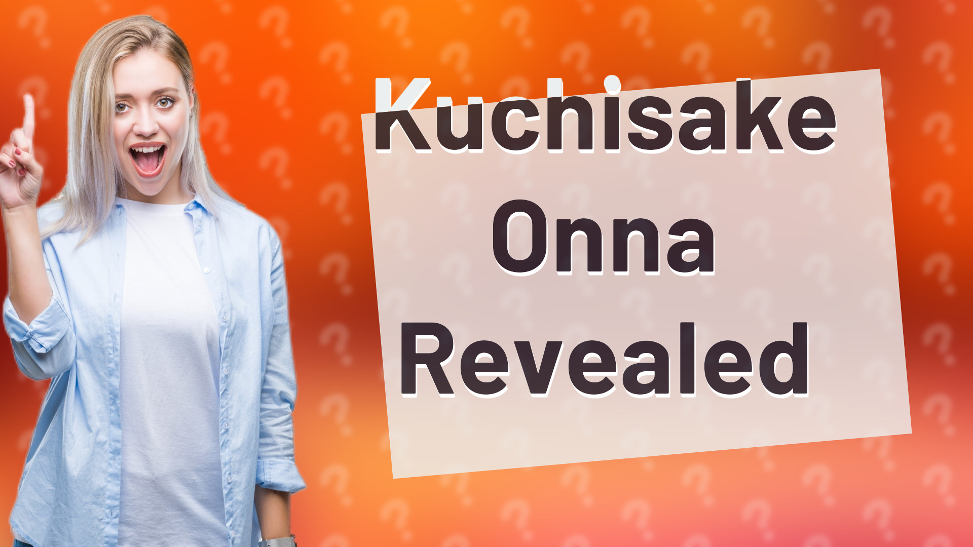 Kuchisake Onna Revealed