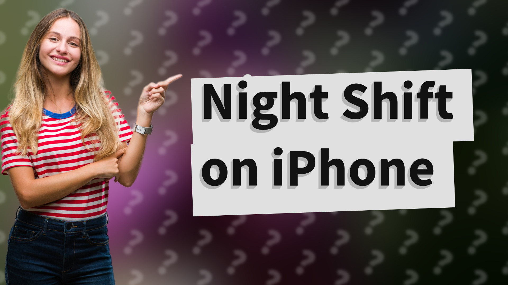 Night Shift on iPhone