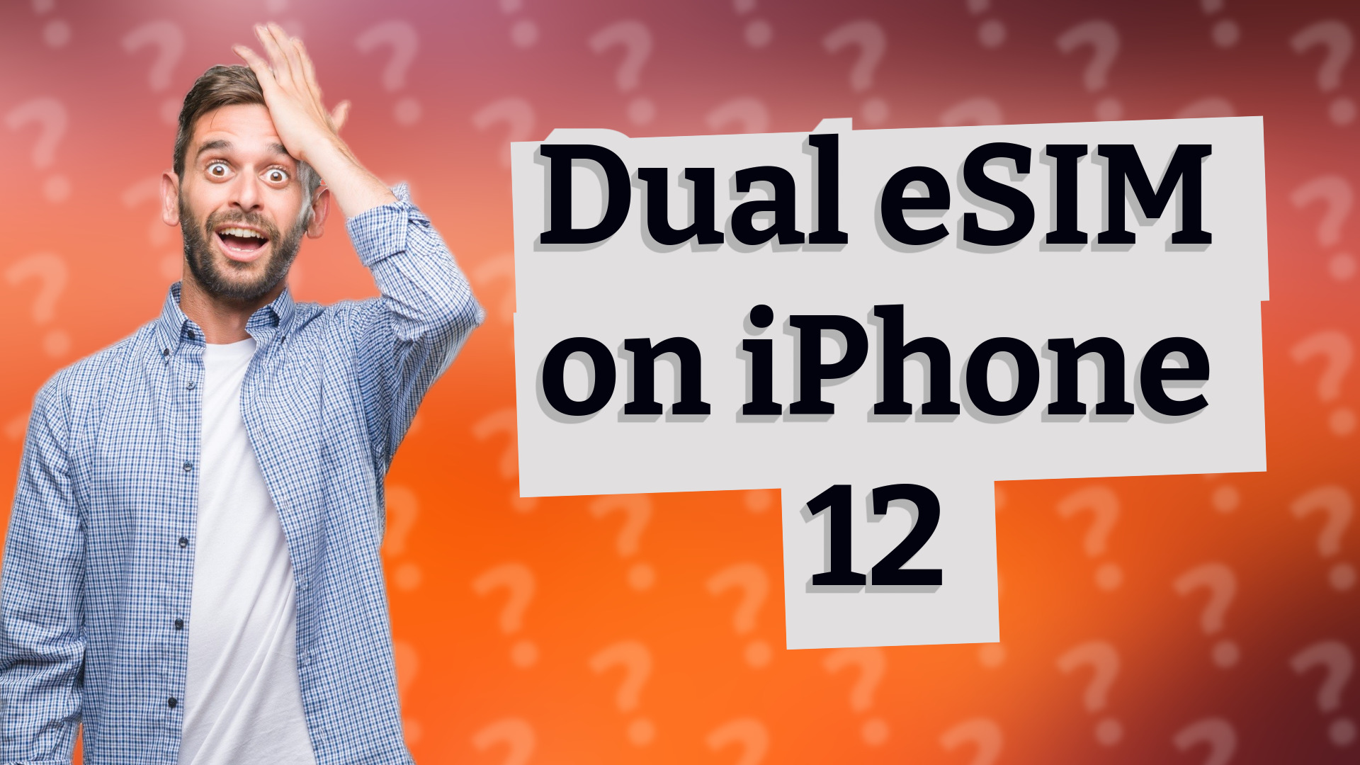 Dual eSIM on iPhone 12