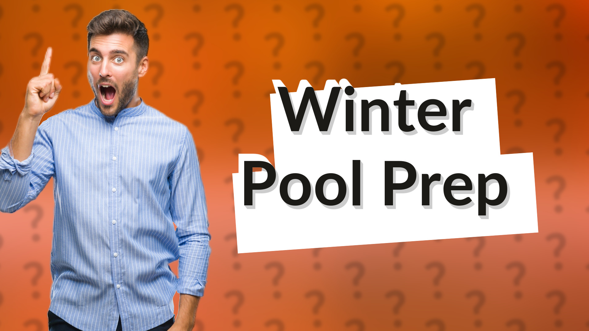 Winter Pool Prep