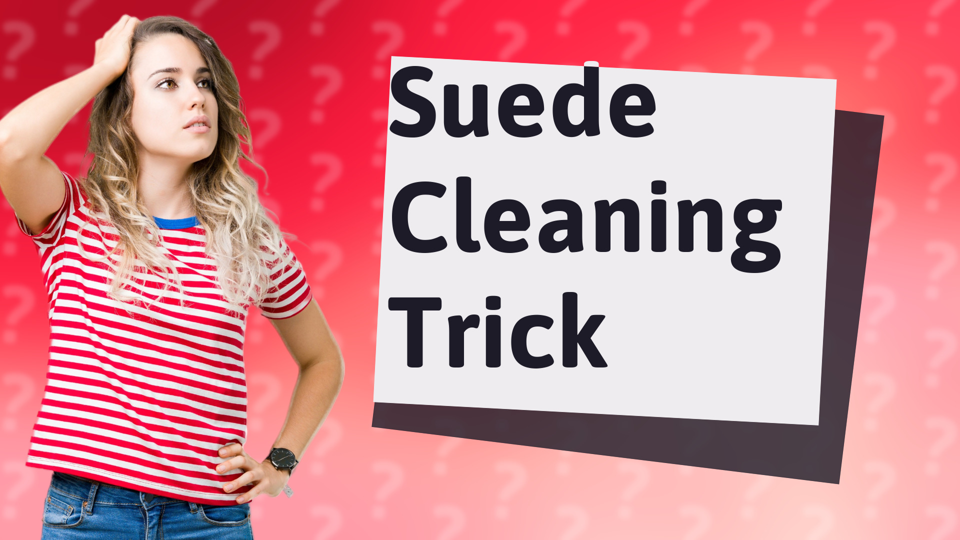 Suede Cleaning Trick