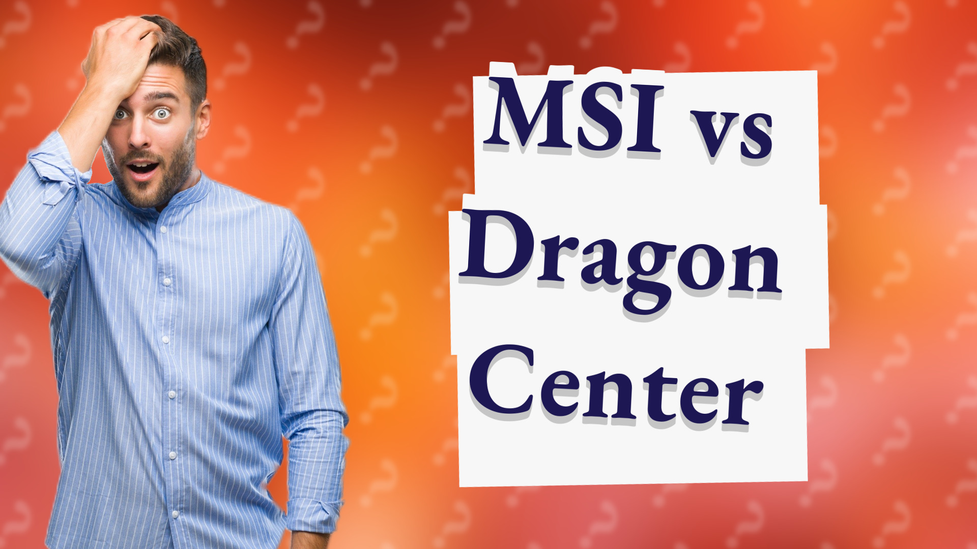 MSI vs Dragon Center