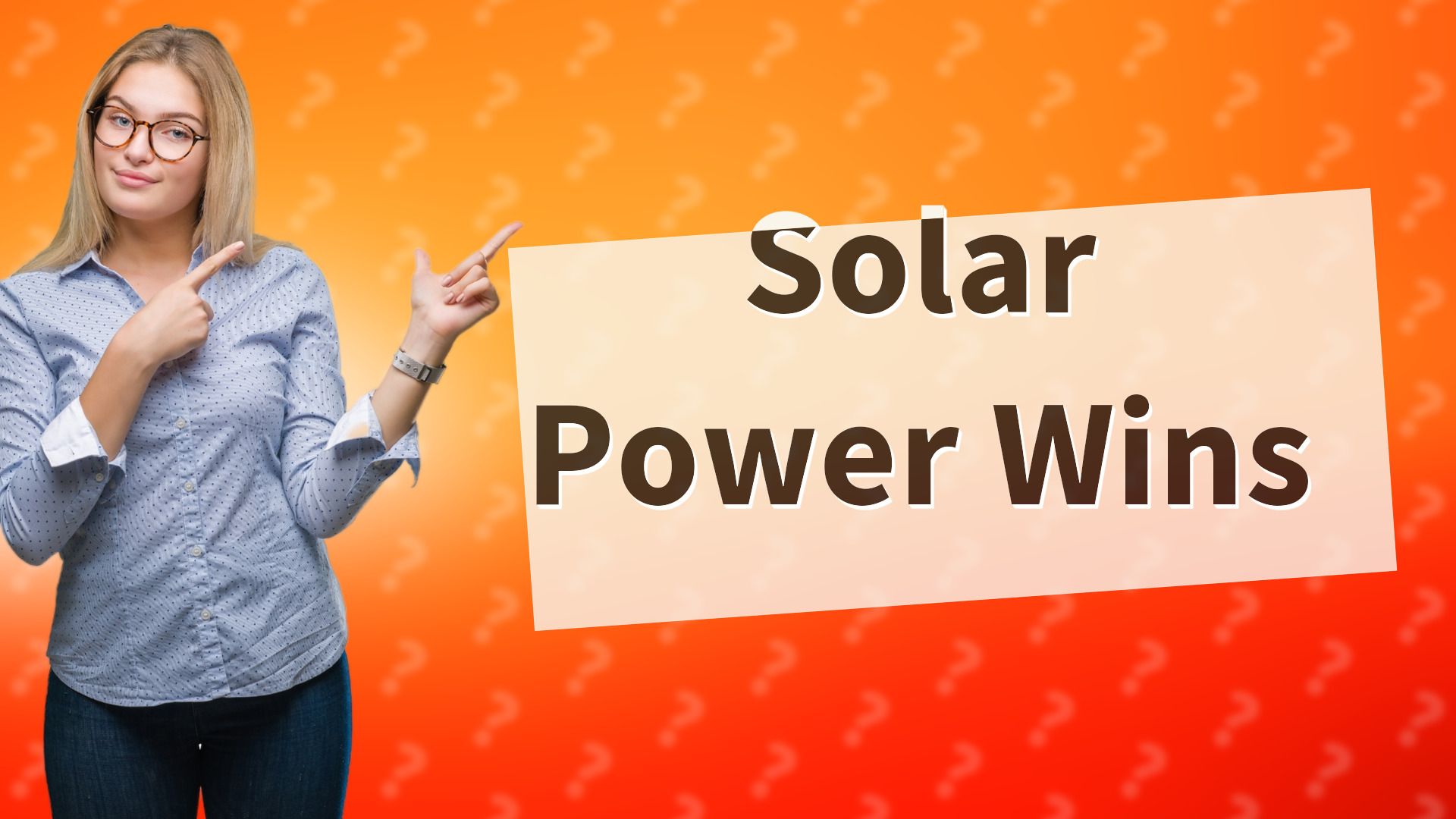 Solar Power Wins