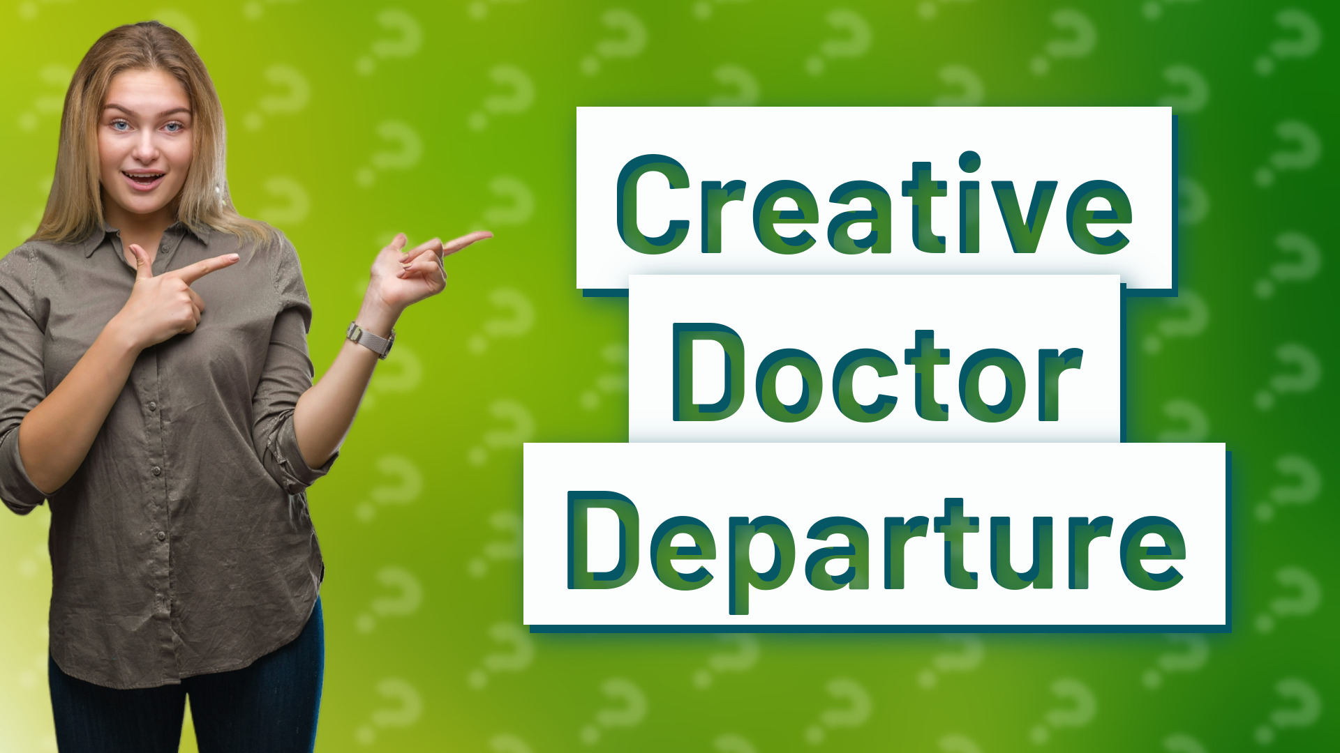 Creative Doctor Departure