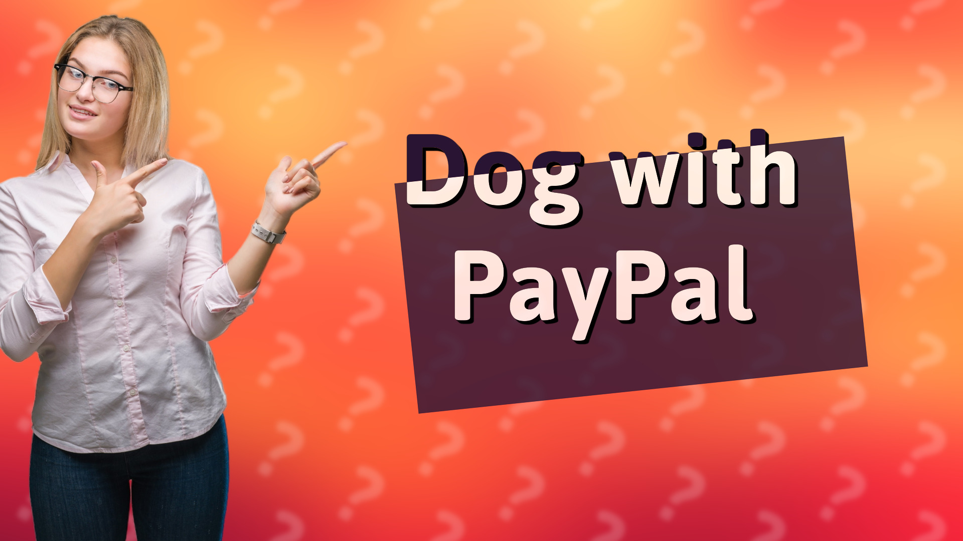 Dog with PayPal