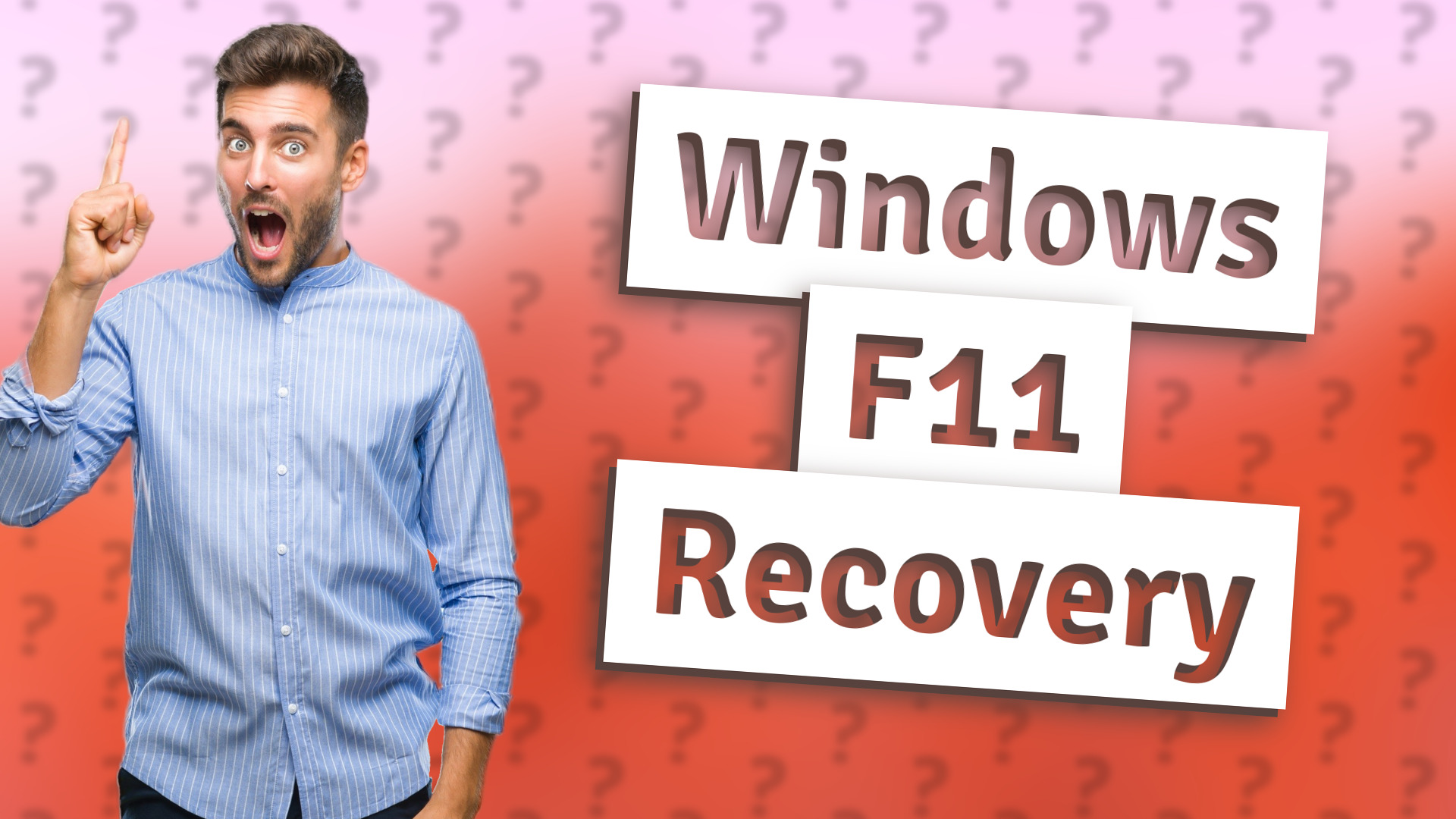 Windows F11 Recovery