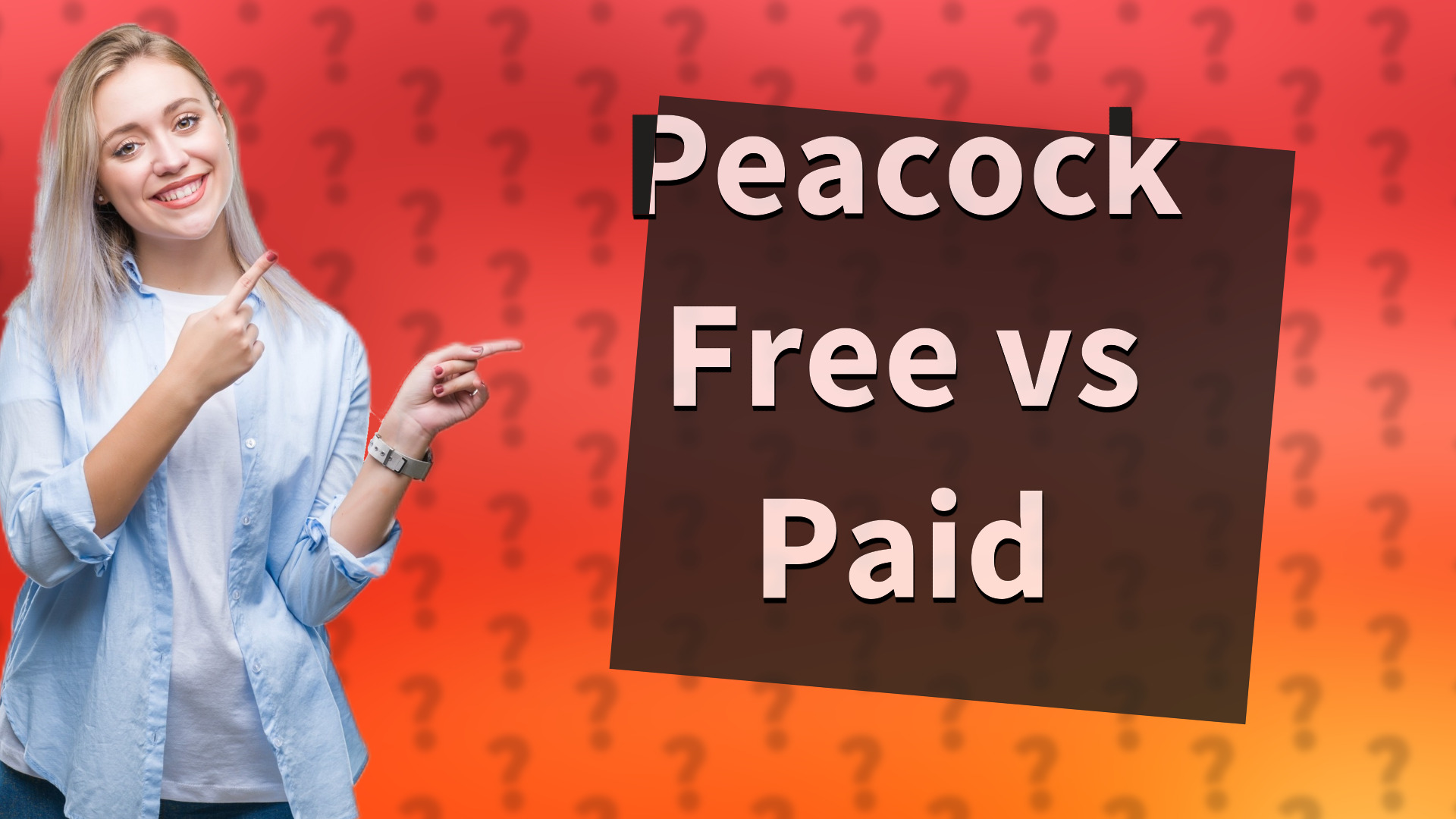 Peacock Free vs Paid