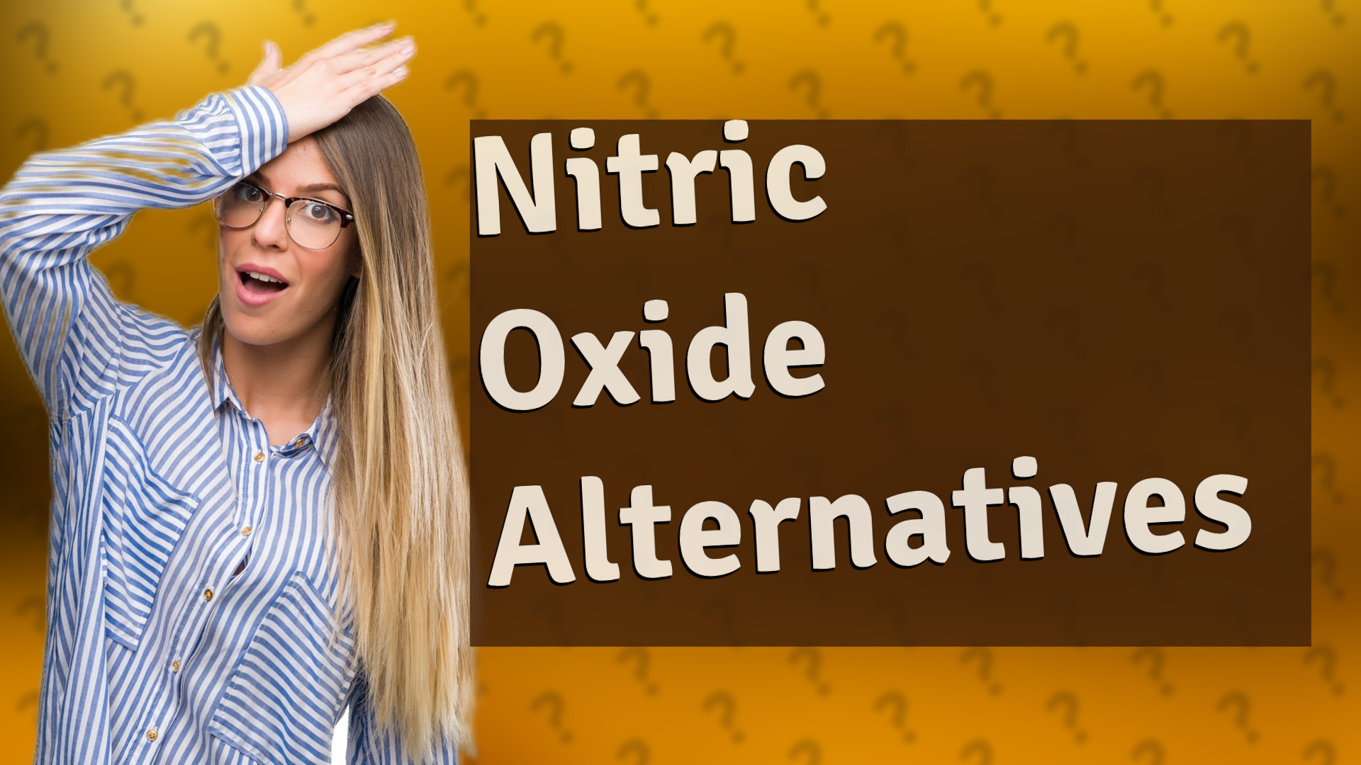 Nitric Oxide Alternatives