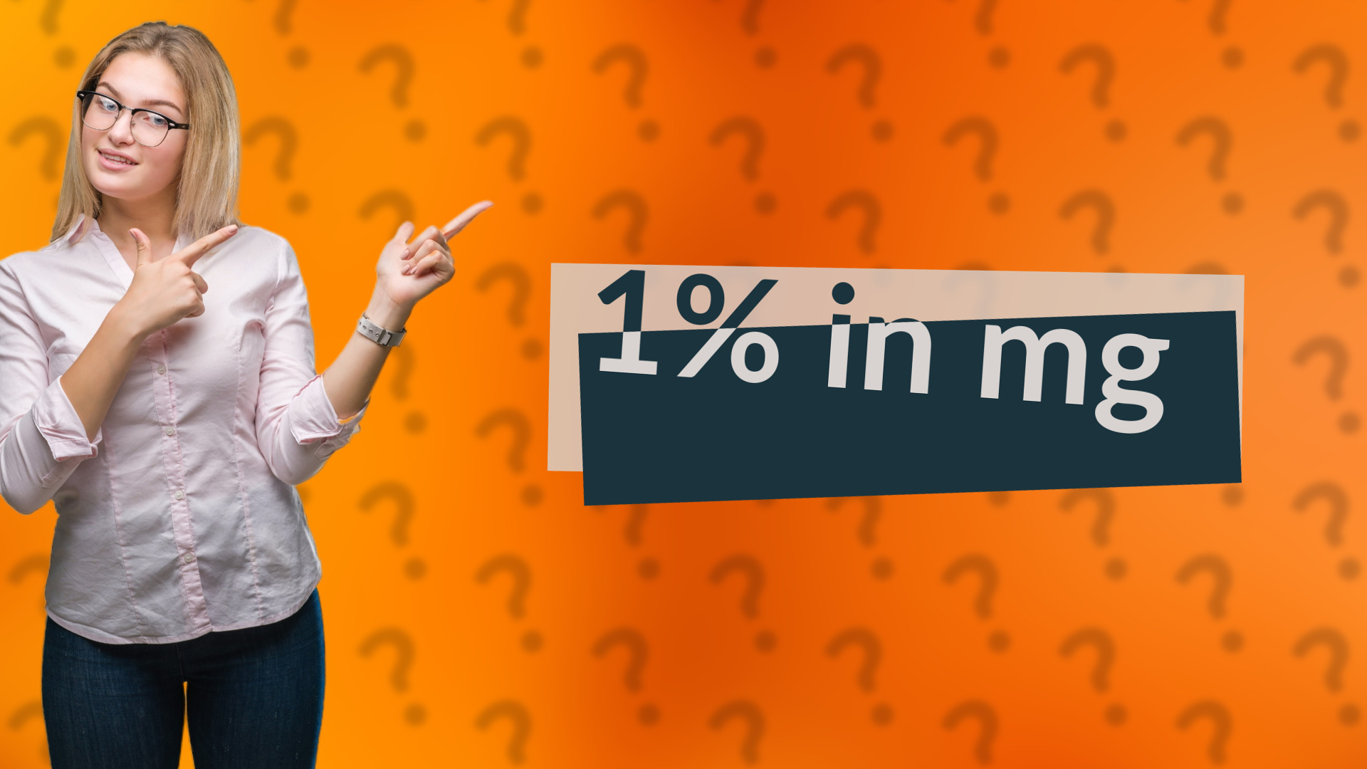 1% in mg