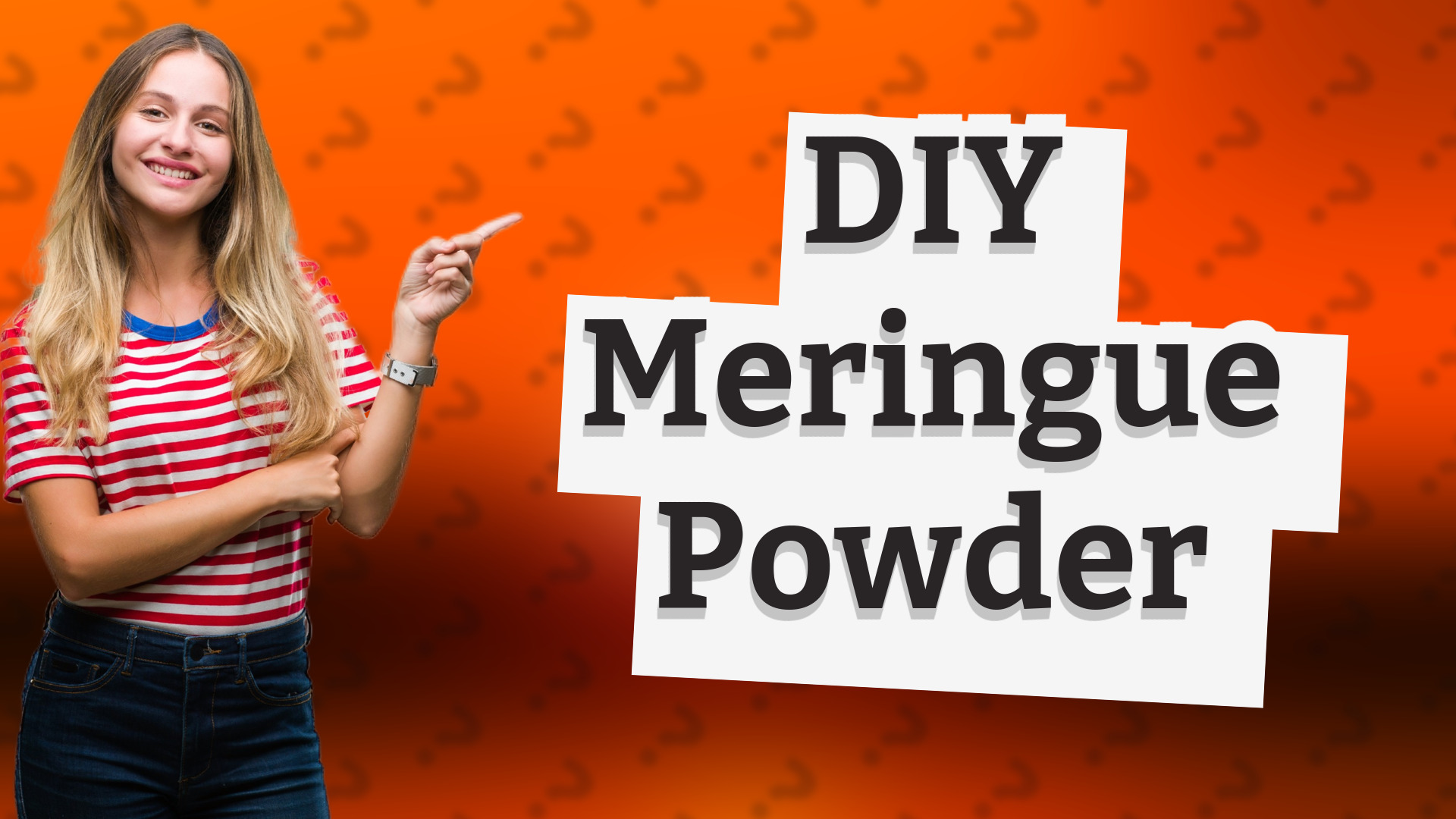 DIY Meringue Powder