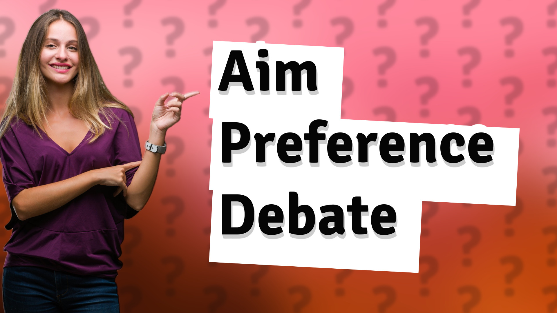 Aim Preference Debate
