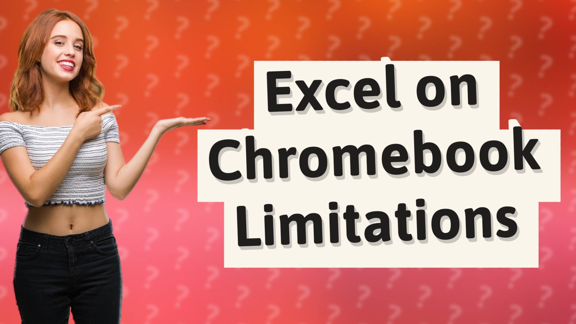 Excel on Chromebook Limitations