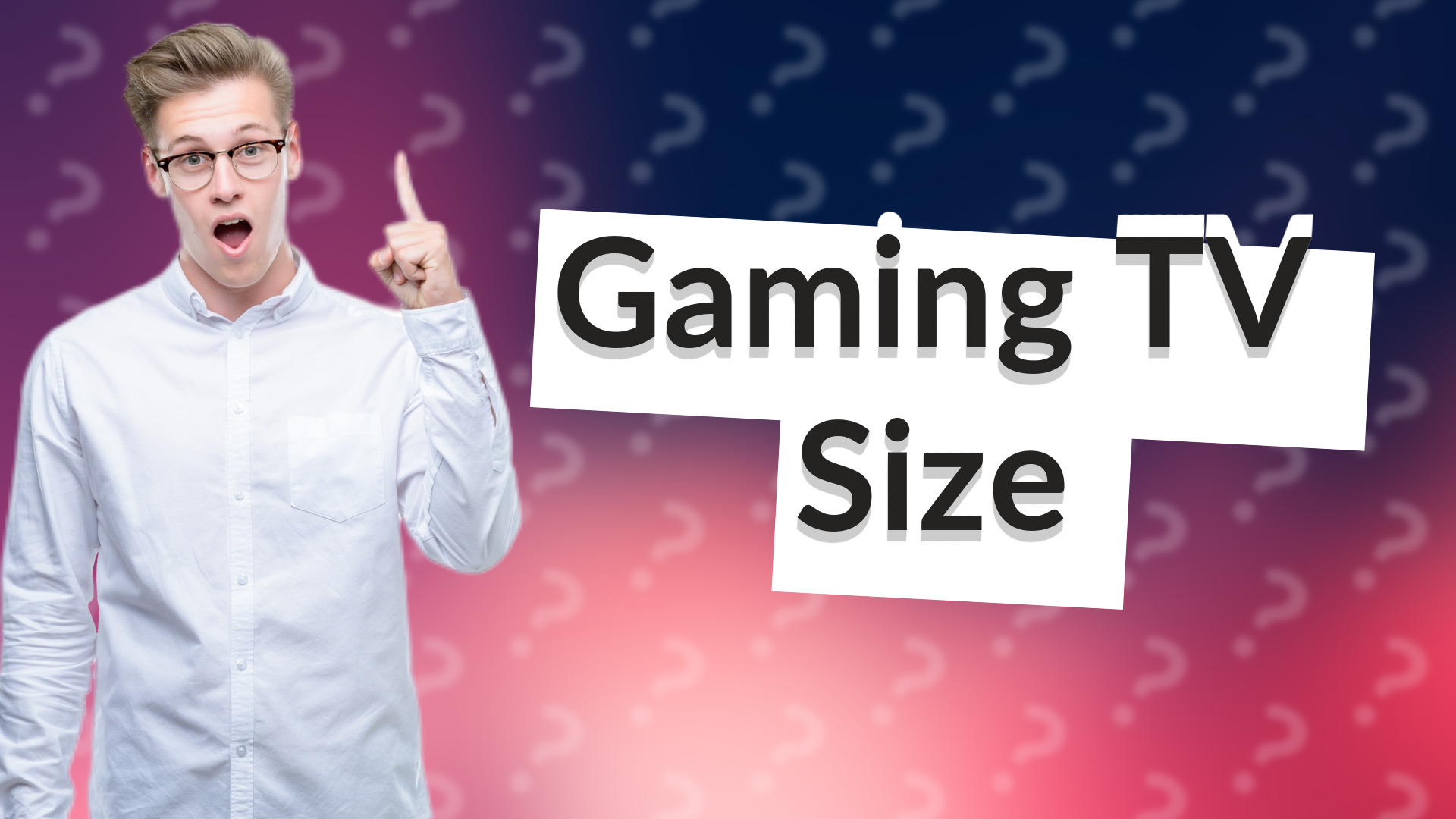 Gaming TV Size