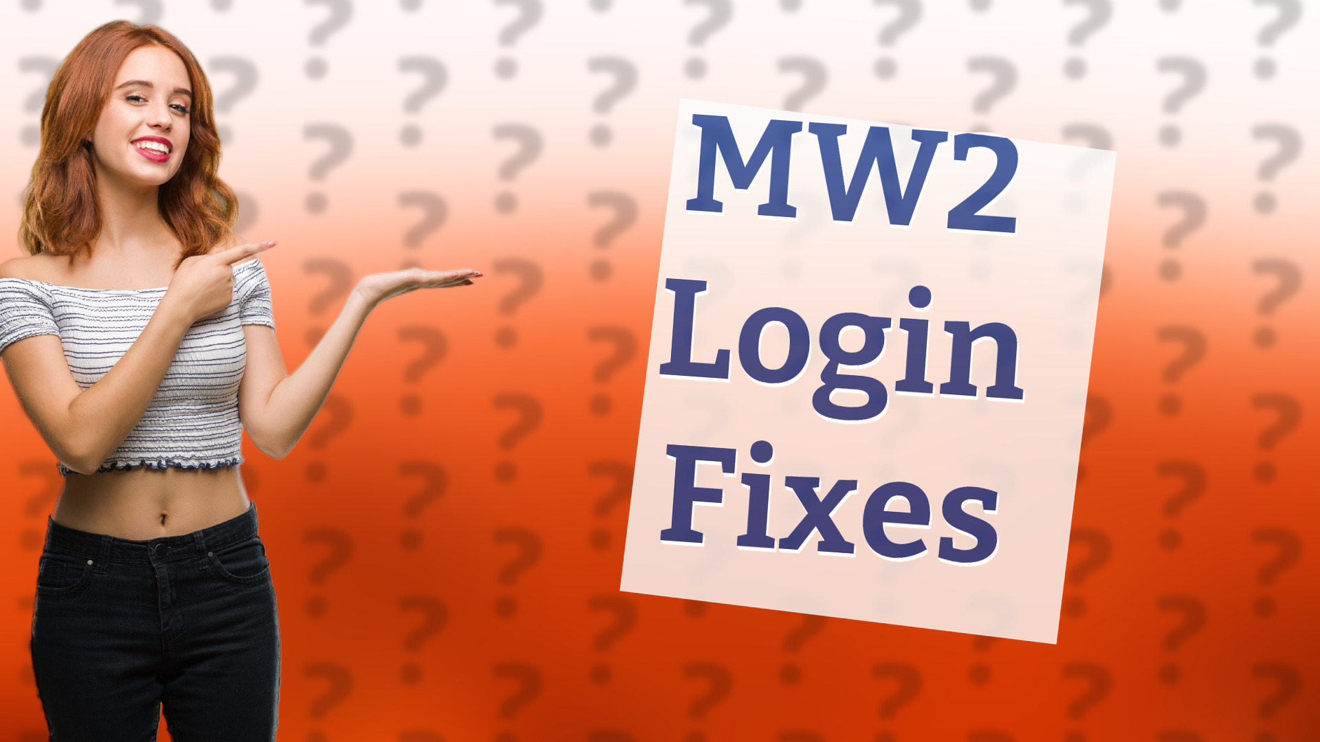 MW2 Login Fixes
