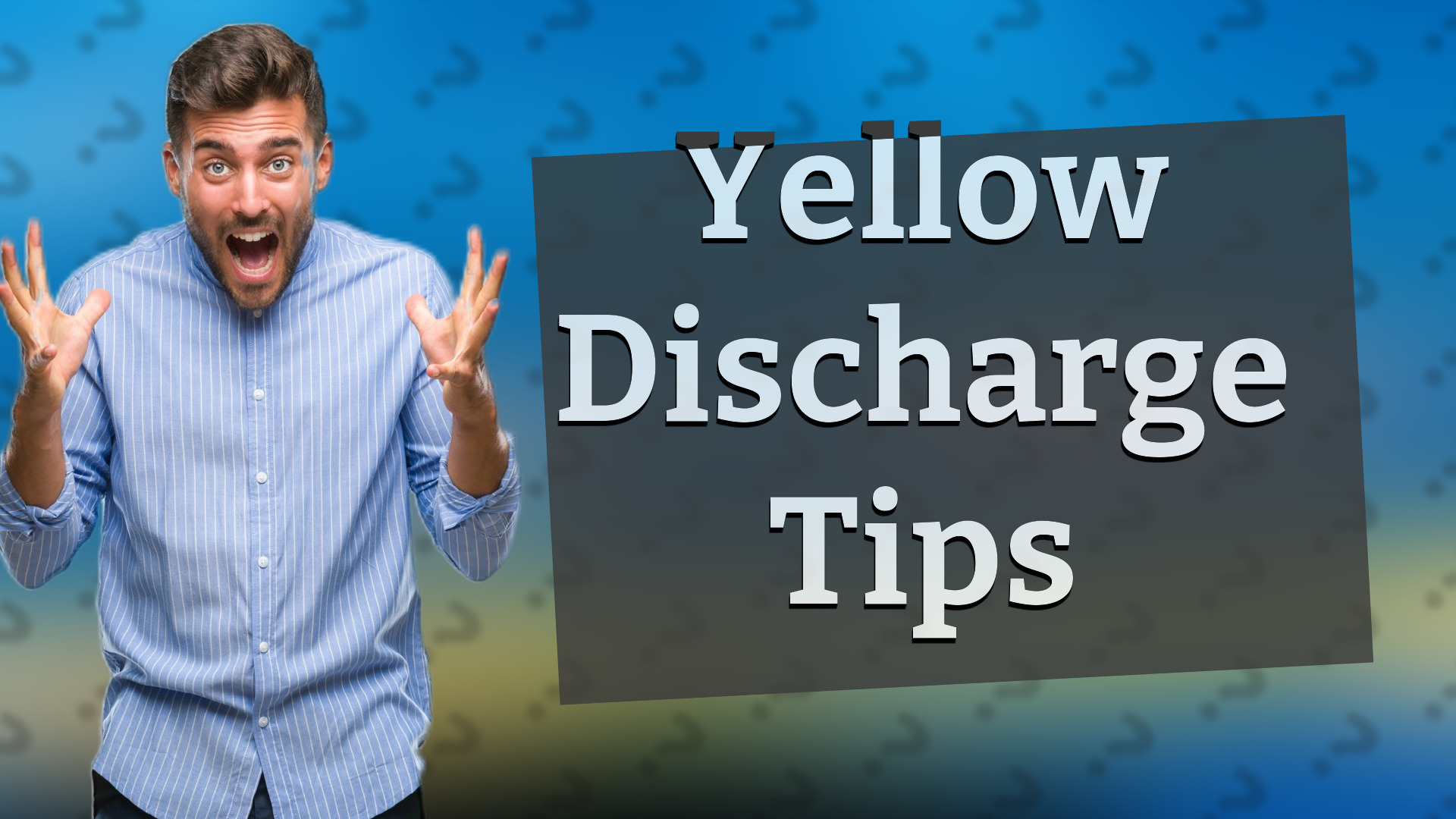 Yellow Discharge Tips