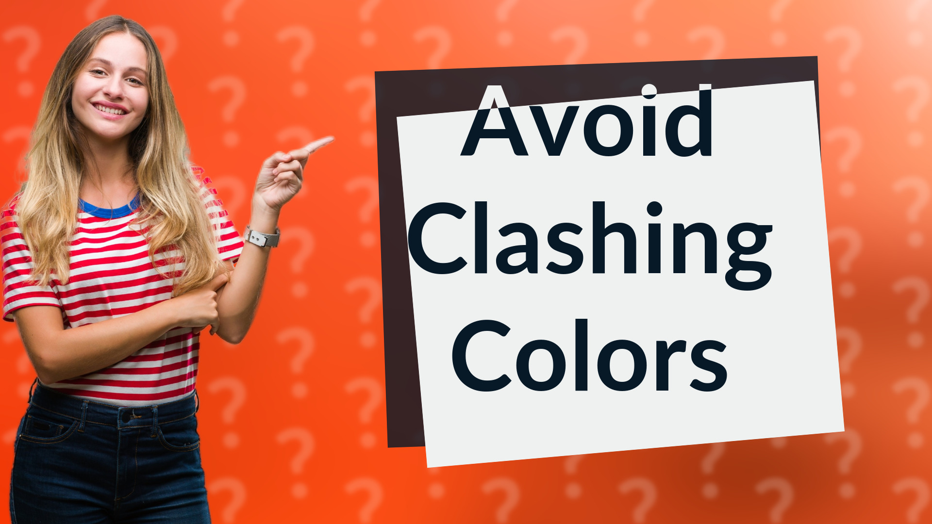 Avoid Clashing Colors
