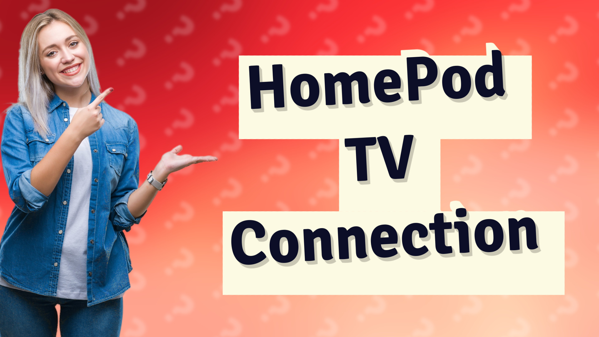 HomePod TV Connection