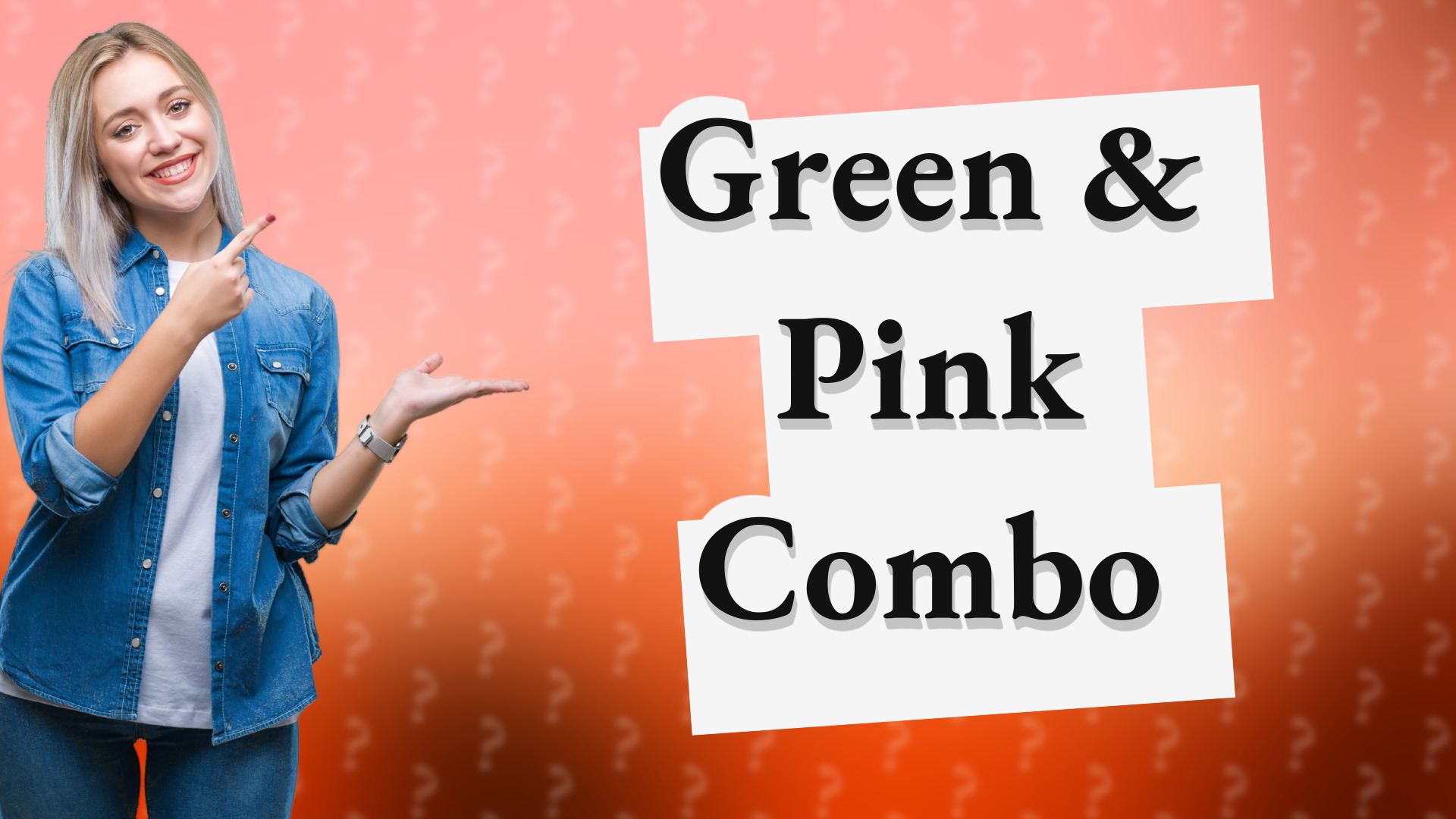Green & Pink Combo