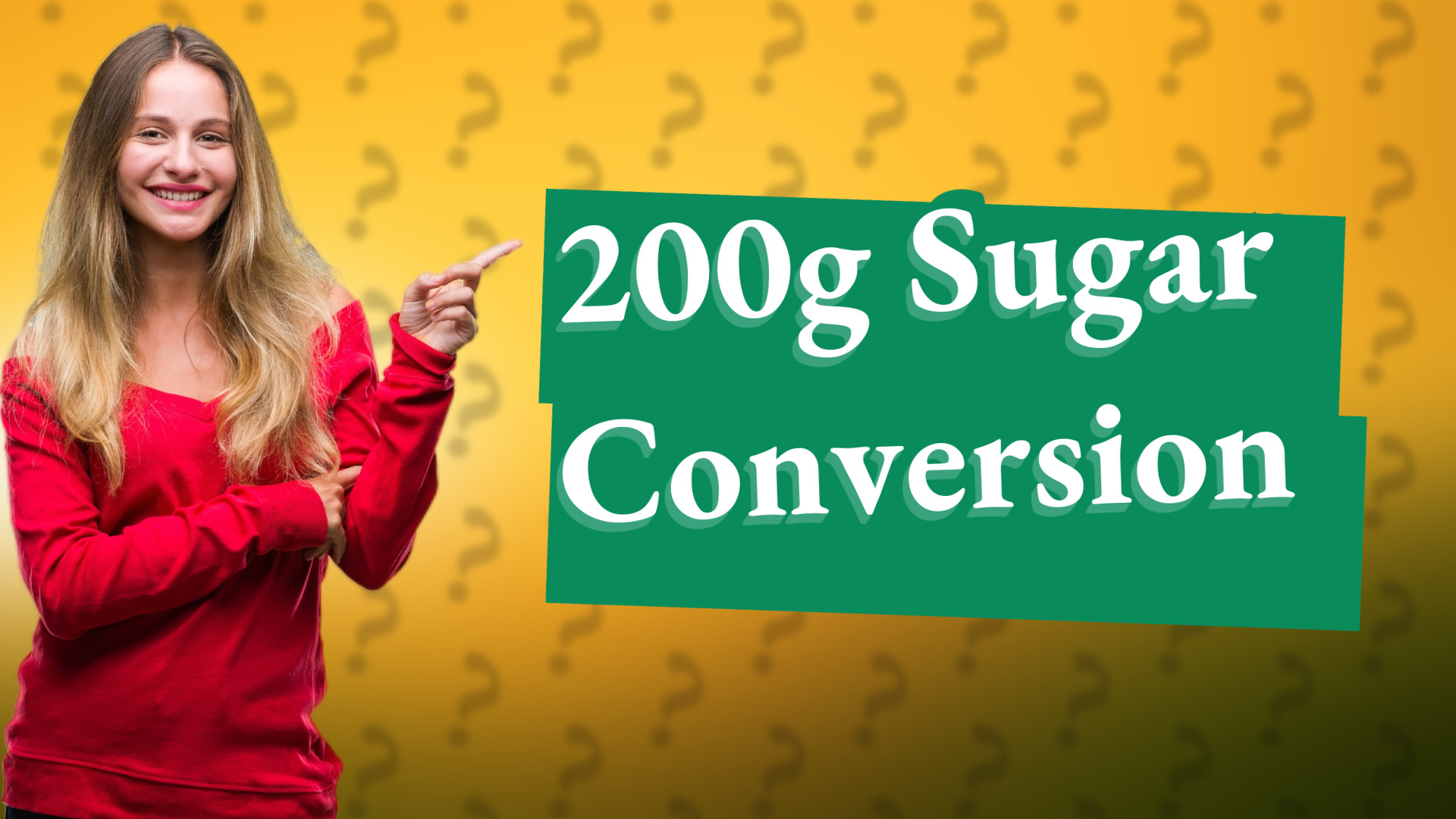 200g Sugar Conversion