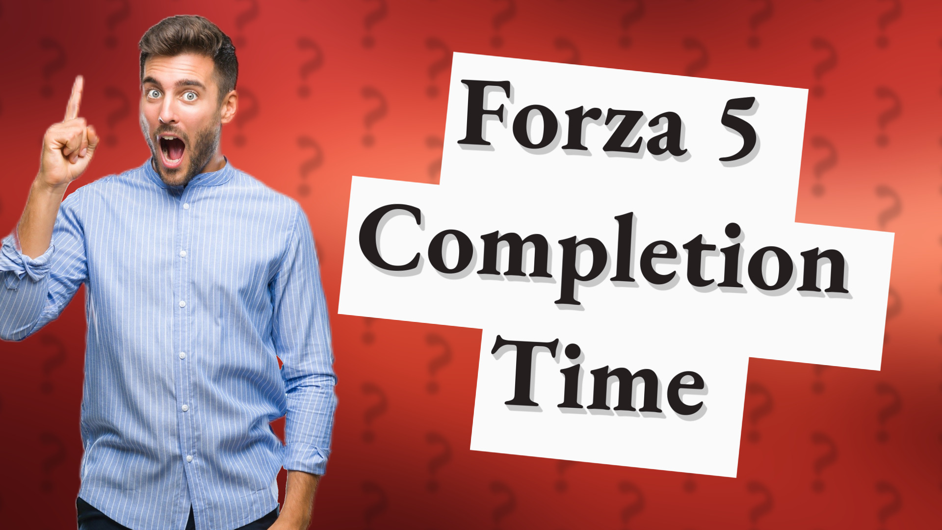 Forza 5 Completion Time