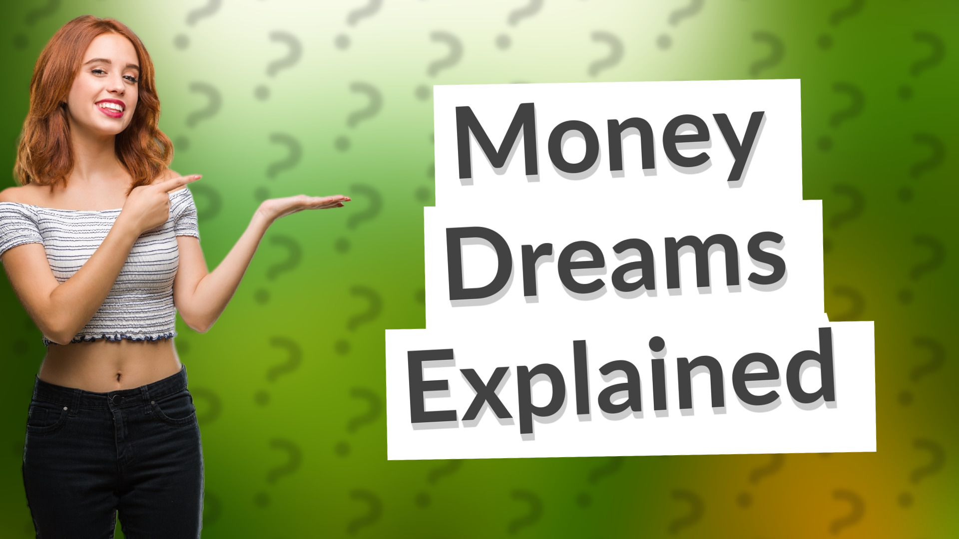 Money Dreams Explained