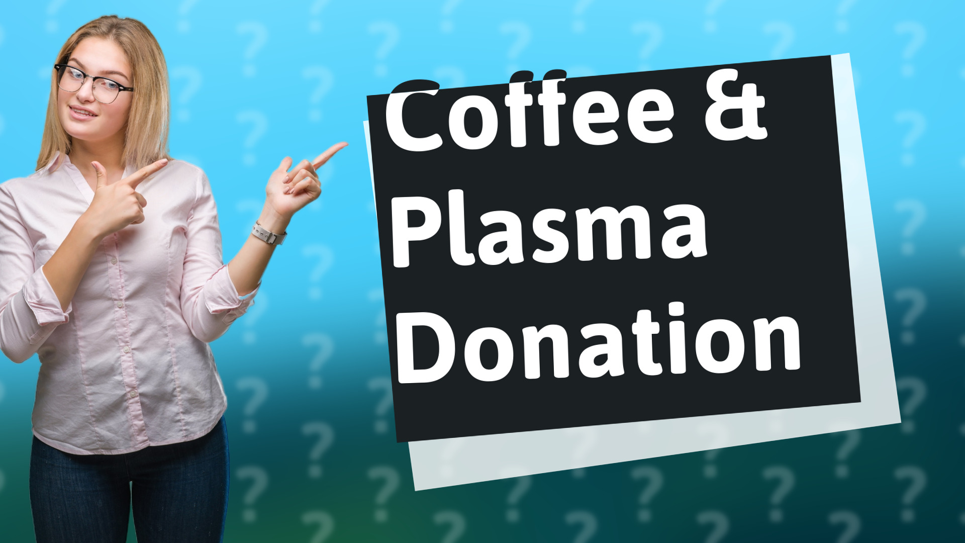 Coffee & Plasma Donation