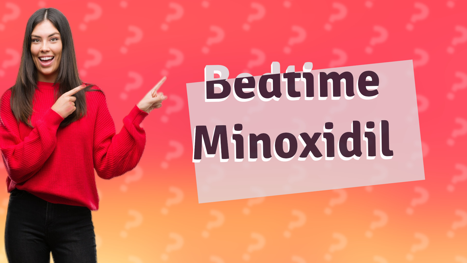 Bedtime Minoxidil