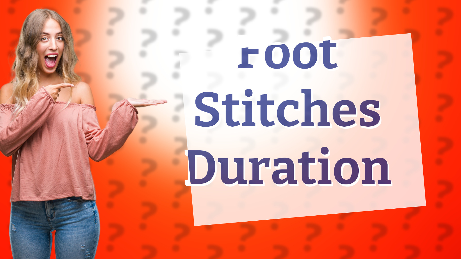 Foot Stitches Duration