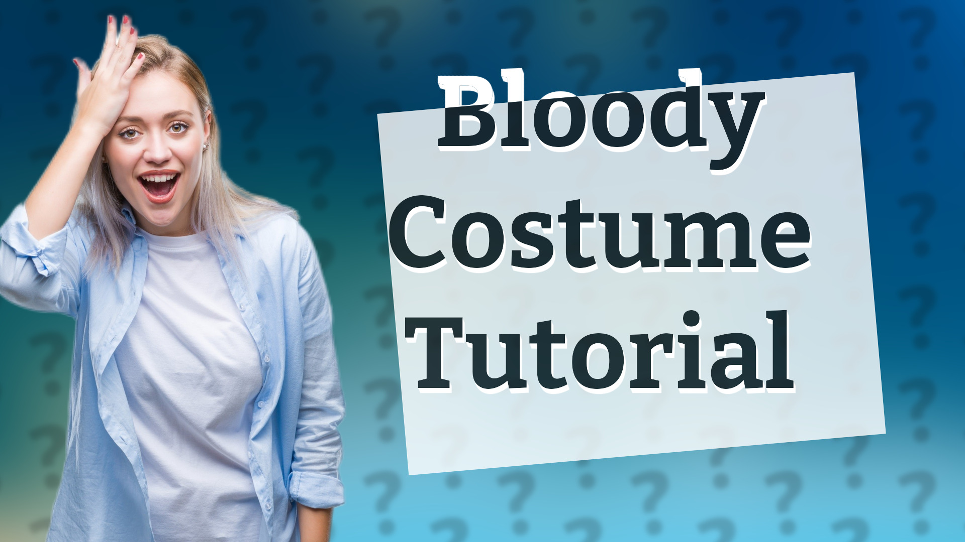 Bloody Costume Tutorial