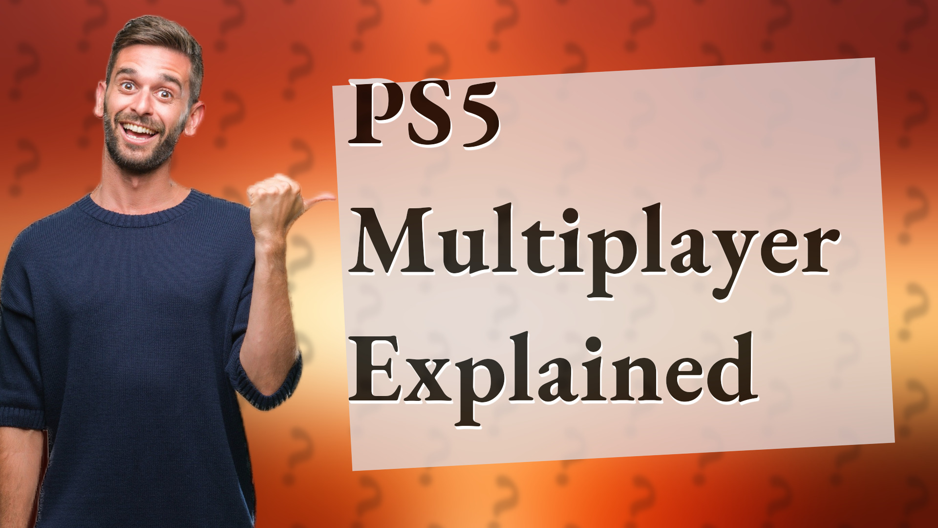 PS5 Multiplayer Explained