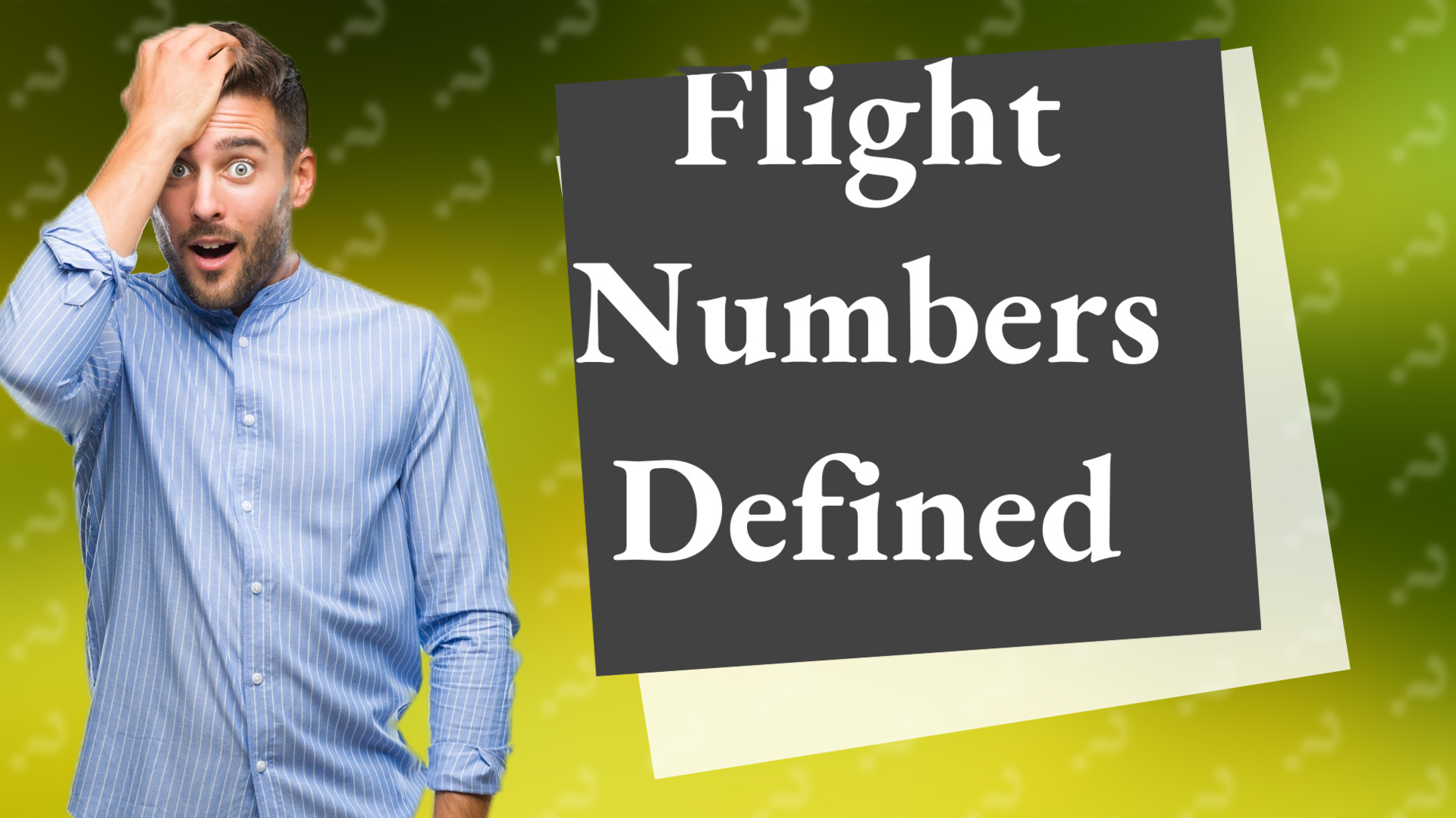 Flight Numbers Defined