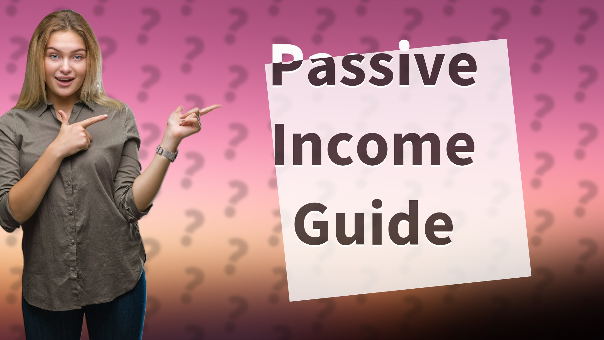 Passive Income Guide