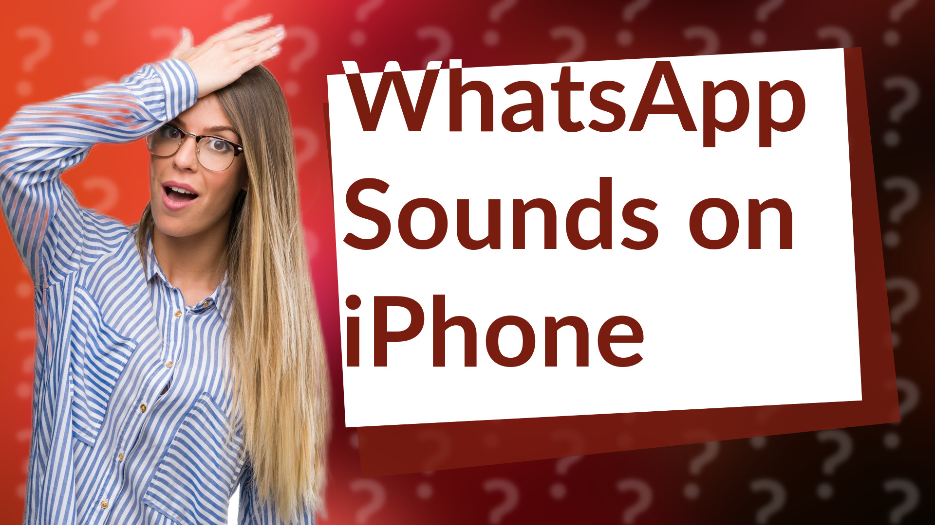 WhatsApp Sounds on iPhone