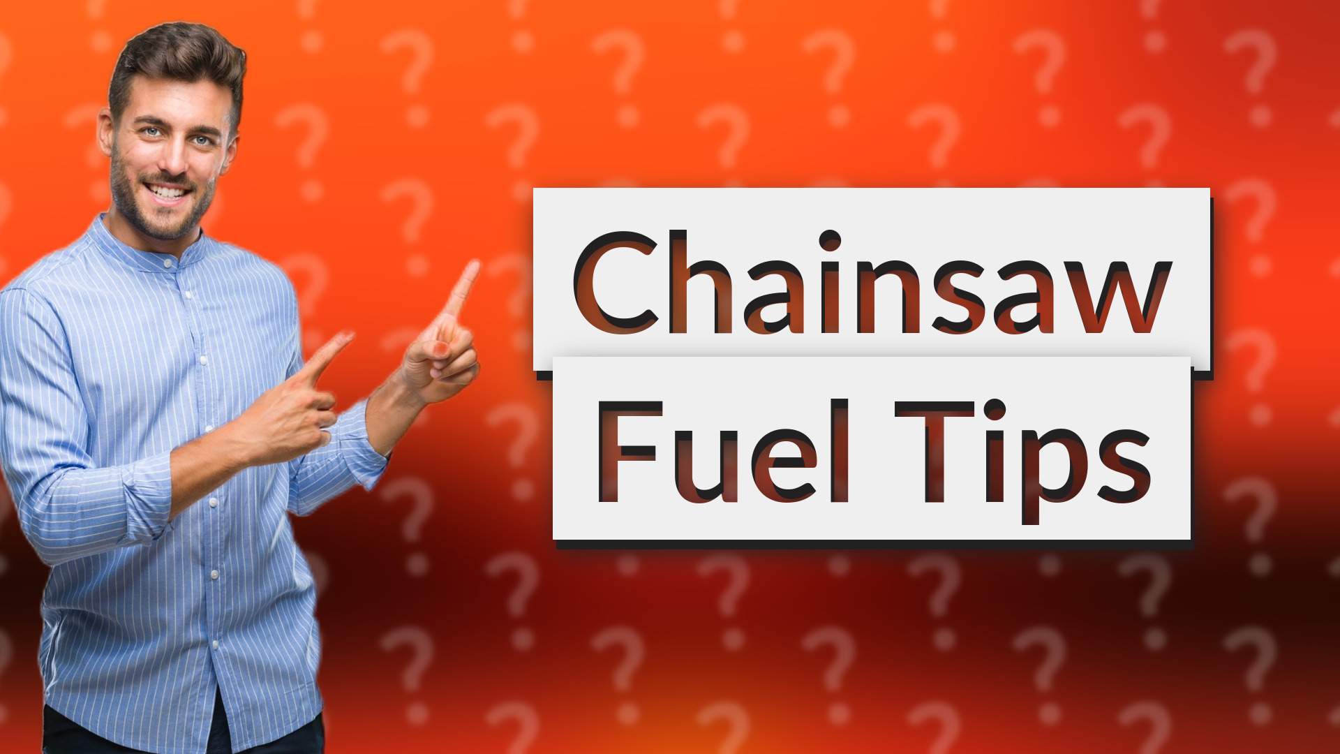 Chainsaw Fuel Tips