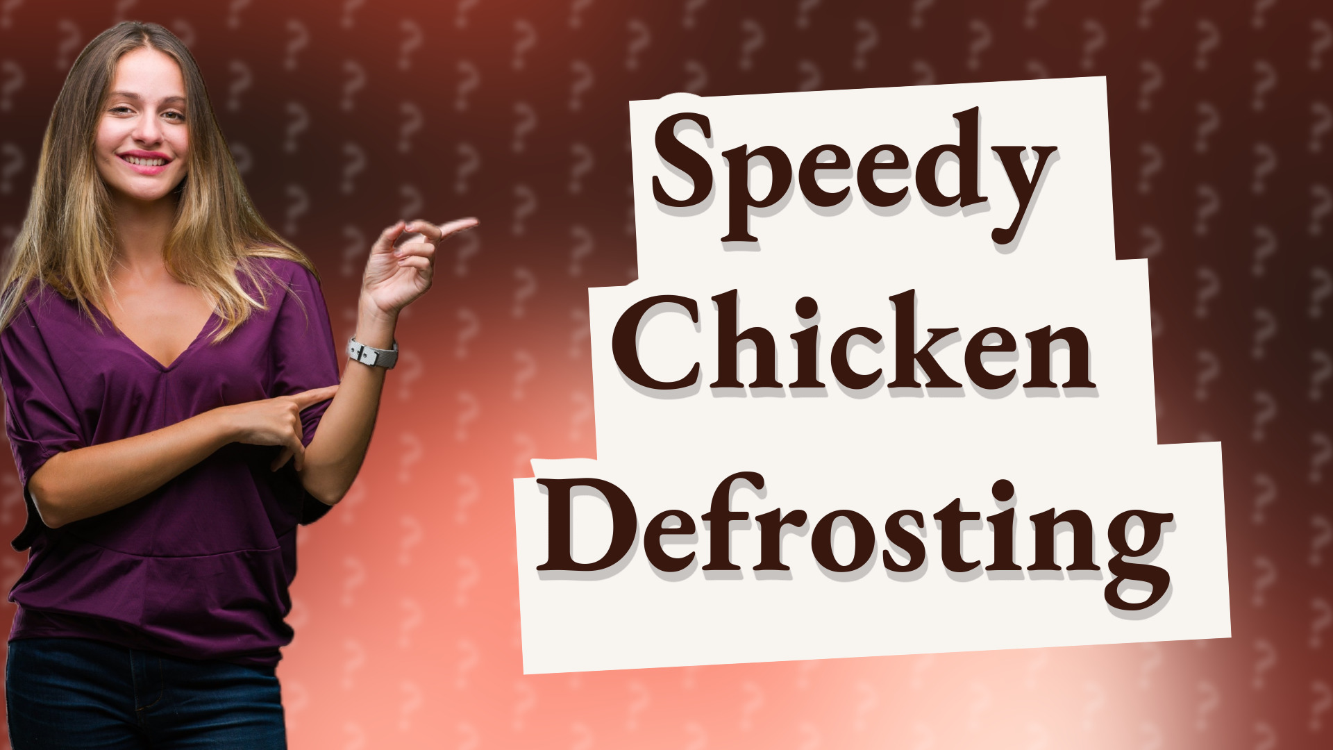 Speedy Chicken Defrosting