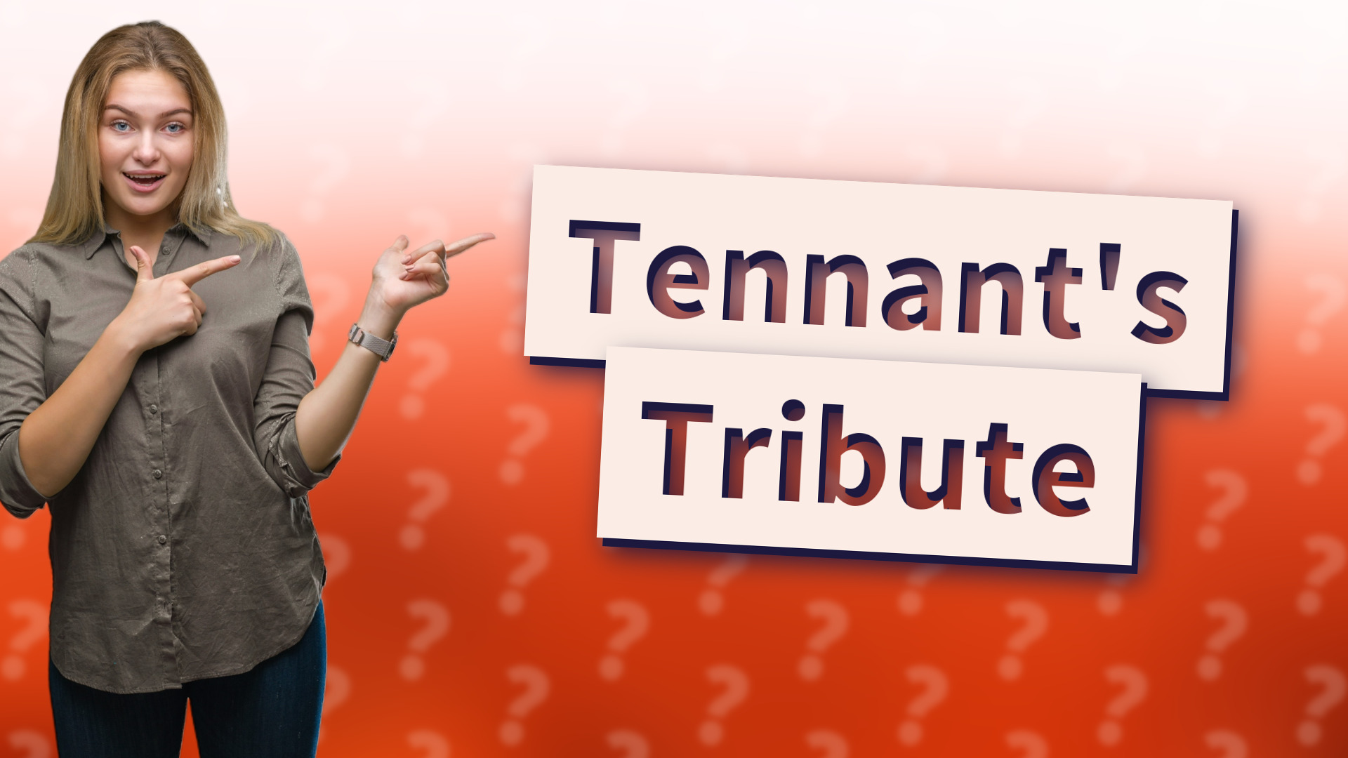 Tennant's Tribute