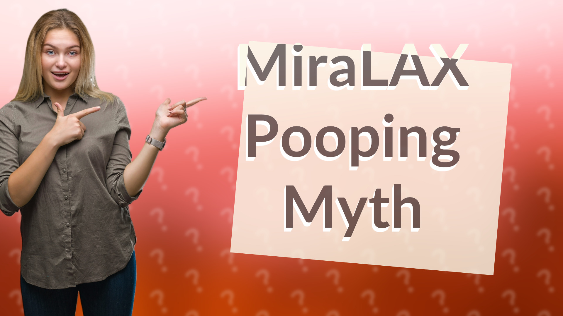MiraLAX Pooping Myth