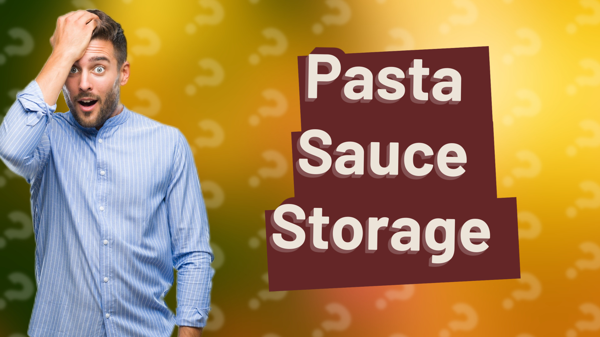 Pasta Sauce Storage