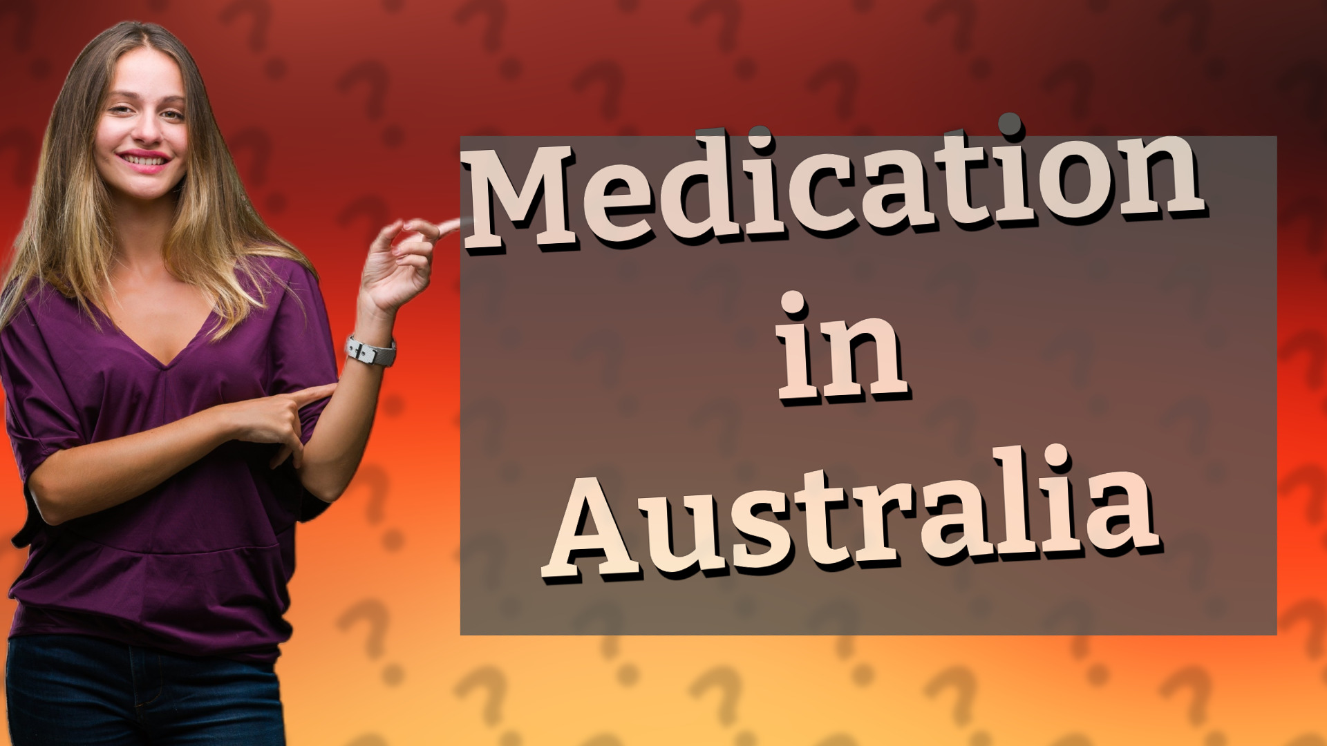 Medication in Australia